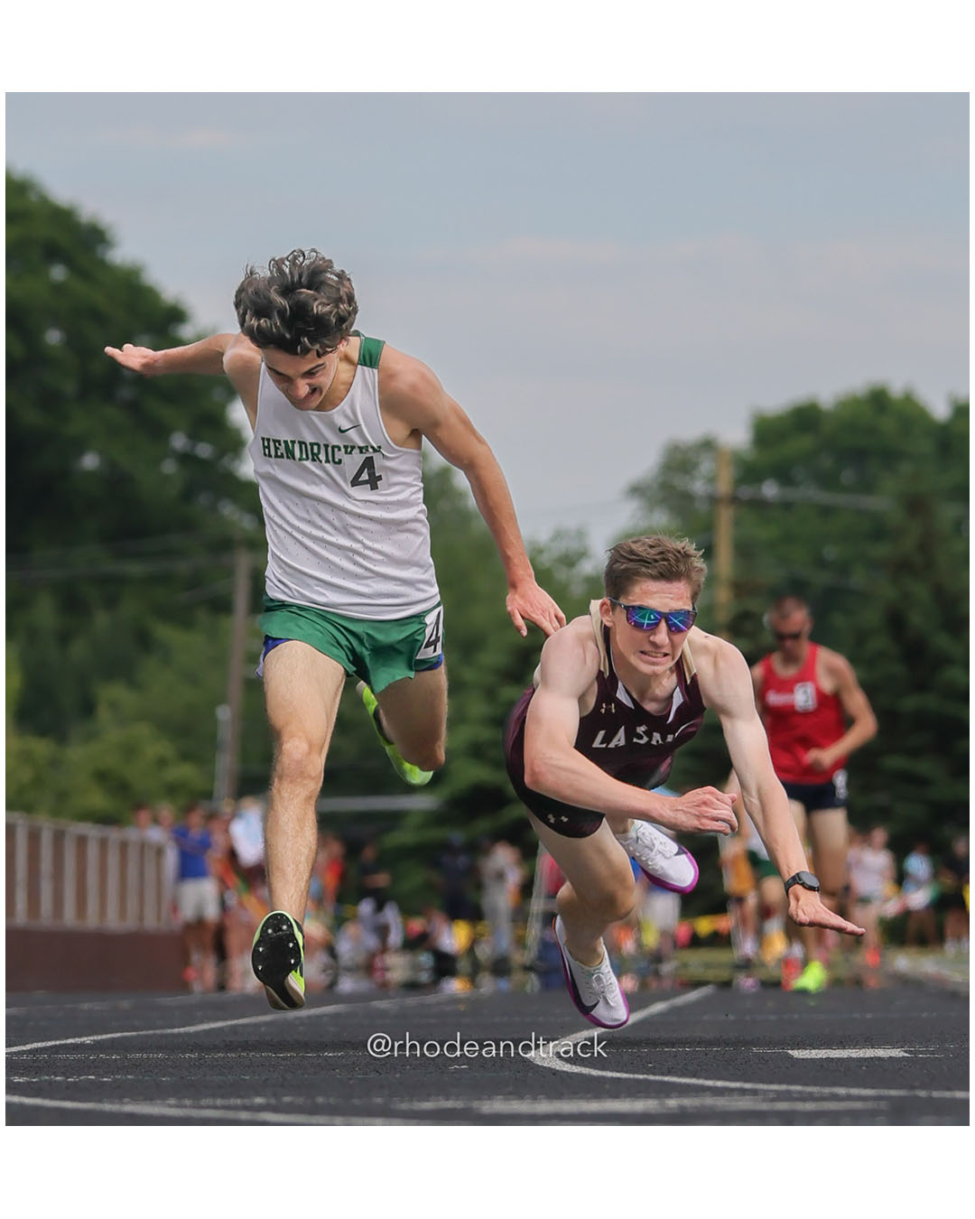 Marshall Vernon, La Salle Academy, 12 - Colby Flynn, Bishop Hendricken High School, 11 - 2026 RI Outdoor Track and Field State Championships - Brown Stadium - Providence, Rhode Island - June 06, 2026 File: ./dir-3000m/260606-2026-RI-Outdoor-Track-And-Field-State-Championships-Brown-784-296A3552.jpg Marshall Vernon, La Salle Academy, 12 - Colby Flynn, Bishop Hendricken High School, 11 - 2026 RI Outdoor Track and Field State Championship…