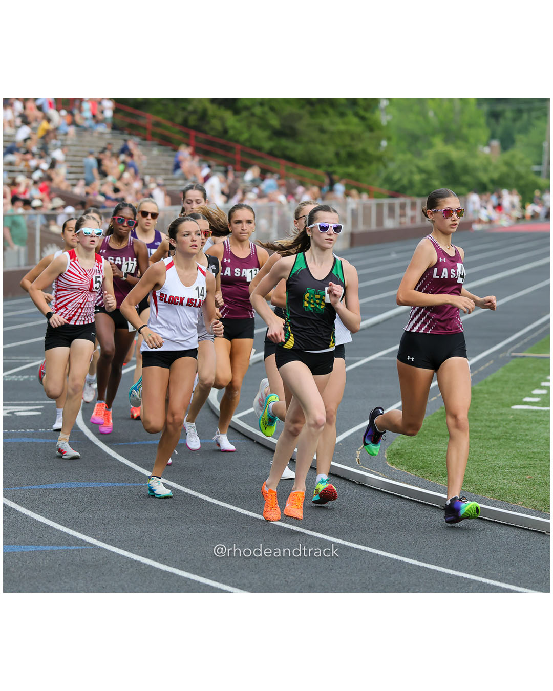 Julia Dowling, North Smithfield High School, 11 - Stella Pelagio, La Salle Academy, 10 - Keira Closter, Block Island High School, 9 - 2026 RI Outdoor Track and Field State Championships - Brown Stadium - Providence, Rhode Island - June 06, 2026 File: ./dir-3000m/260606-2026-RI-Outdoor-Track-And-Field-State-Championships-Brown-836-296A6256.jpg Julia Dowling, North Smithfield High School, 11 - Stella Pelagio, La Salle Academy, 10 - Keira Closter, Block Island High School, 9 - 2026…