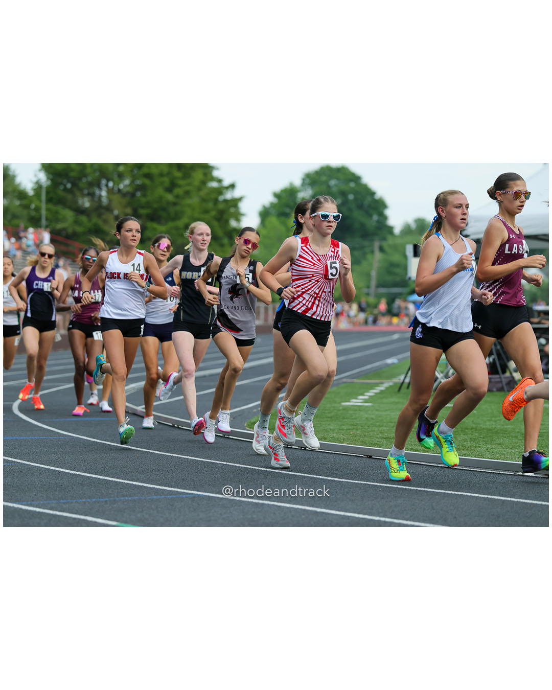 Molly Richardson, Coventry High School, 9 - Molly Slinko-Gosetti, Cranston West HS, 9 - Abbie Tighe, North Kingstown High School, 11 - Keira Closter, Block Island High School, 9 - Cecelia Ludwig, Cumberland, 10 - Stella Pelagio, La Salle Academy, 10 - 2026 RI Outdoor Track and Field State Championships - Brown Stadium - Providence, Rhode Island - June 06, 2026 File: ./dir-3000m/260606-2026-RI-Outdoor-Track-And-Field-State-Championships-Brown-844-296A6412.jpg Molly Richardson, Coventry High School, 9 - Molly Slinko-Gosetti, Cranston West HS, 9 - Abbie Tighe, North Kingstown High School, 11 - Keir…
