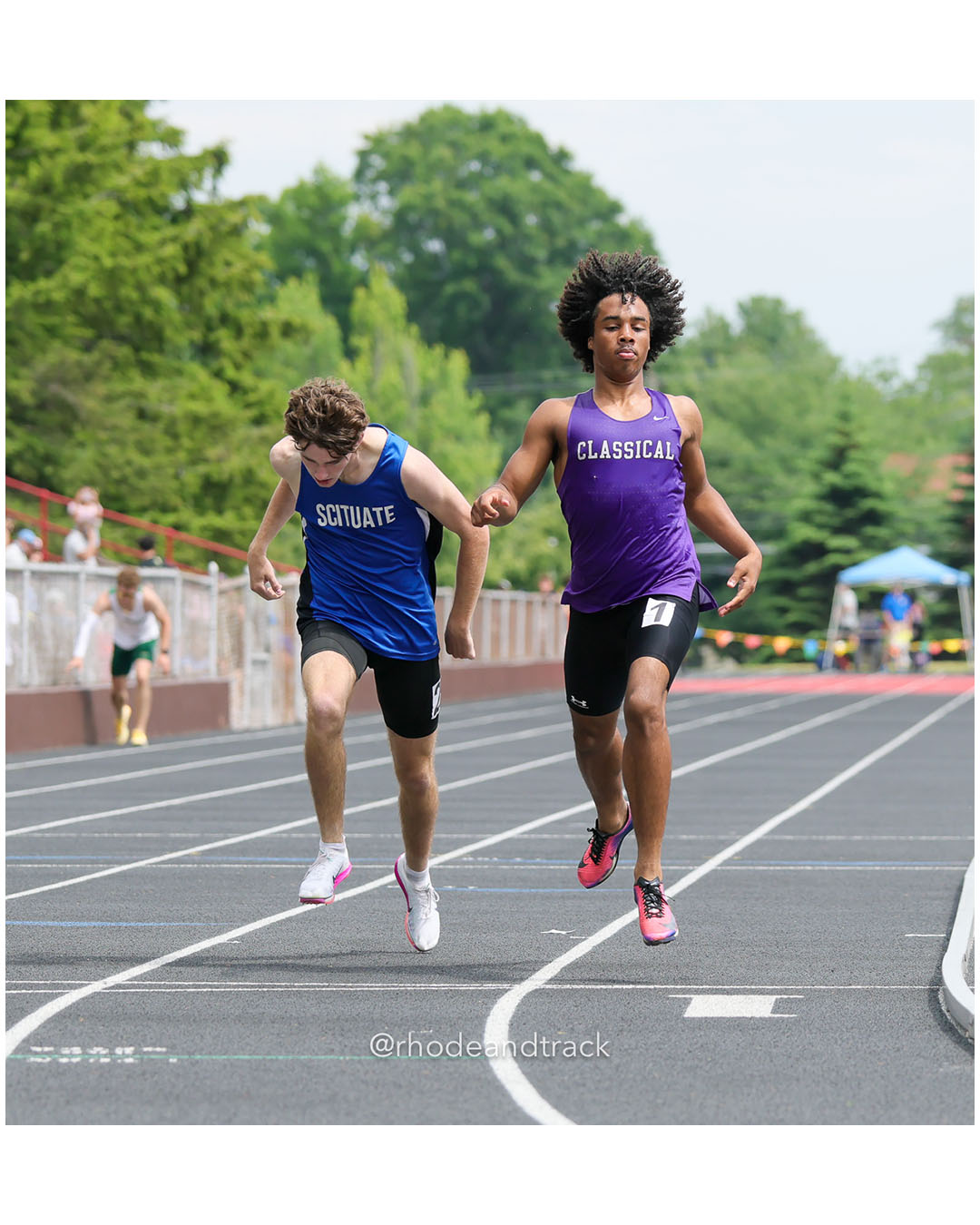 Diego Benjamin, Classical High School, 9 - Judah Machado, Scituate High School, 11 - 2026 RI Outdoor Track and Field State Championships - Brown Stadium - Providence, Rhode Island - June 06, 2026 File: ./dir-400m/260606-2026-RI-Outdoor-Track-And-Field-State-Championships-Brown-572-296A4451.jpg Diego Benjamin, Classical High School, 9 - Judah Machado, Scituate High School, 11 - 2026 RI Outdoor Track and Field State Championships -…