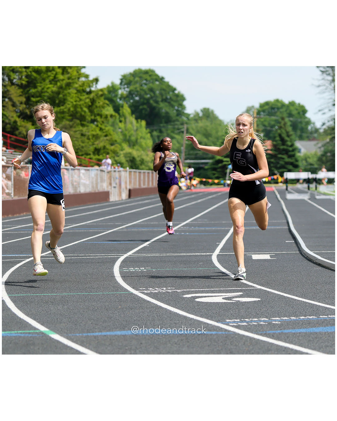 Chatham Wood, Scituate High School, 11 - Alexa Fernandez, St. Raphael Academy, 10 - Vivian Gelzhiser, East Greenwich High School, 10 - 2026 RI Outdoor Track and Field State Championships - Brown Stadium - Providence, Rhode Island - June 06, 2026 File: ./dir-400m/260606-2026-RI-Outdoor-Track-And-Field-State-Championships-Brown-597-296A5300_1.jpg Chatham Wood, Scituate High School, 11 - Alexa Fernandez, St. Raphael Academy, 10 - Vivian Gelzhiser, East Greenwich High School, 10 - 2026…