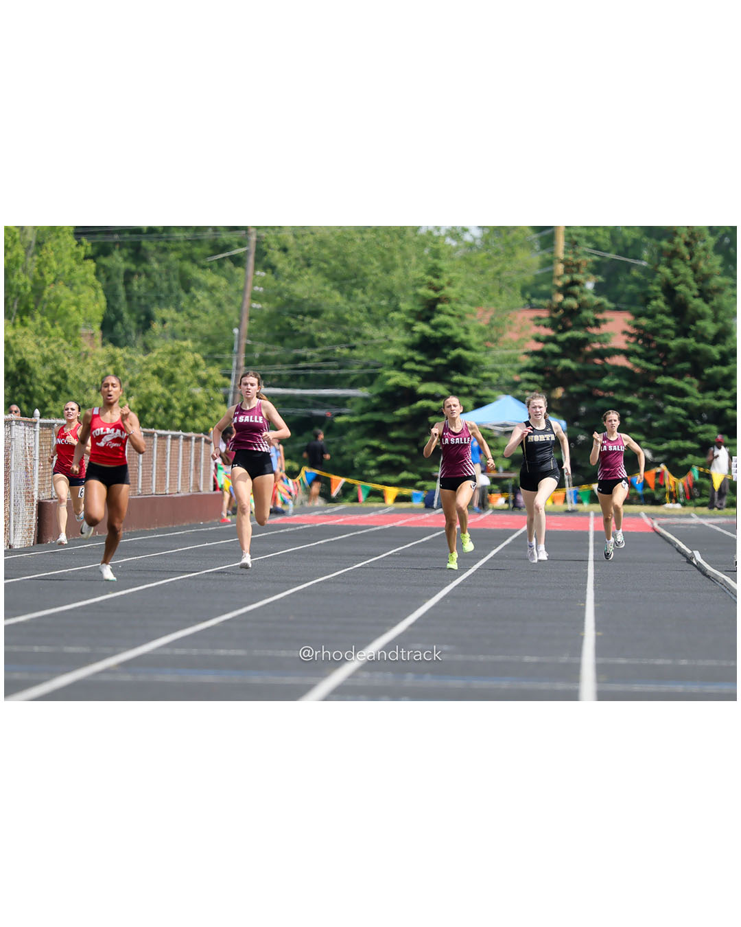 Lena Reilly, La Salle Academy, 9 - Ezrie Zahlany, Lincoln High School, 11 - Hannah Clarke, North Kingstown High School, 9 - Torri Charello-Ingegneri, La Salle Academy, 9 - Olivia Tucker, La Salle Academy, 10 - Jasleen Freitas, Tolman High School, 11 - 2026 RI Outdoor Track and Field State Championships - Brown Stadium - Providence, Rhode Island - June 06, 2026 File: ./dir-400m/260606-2026-RI-Outdoor-Track-And-Field-State-Championships-Brown-604-296A5533_1.jpg Lena Reilly, La Salle Academy, 9 - Ezrie Zahlany, Lincoln High School, 11 - Hannah Clarke, North Kingstown High School, 9 - Torri Charello-…