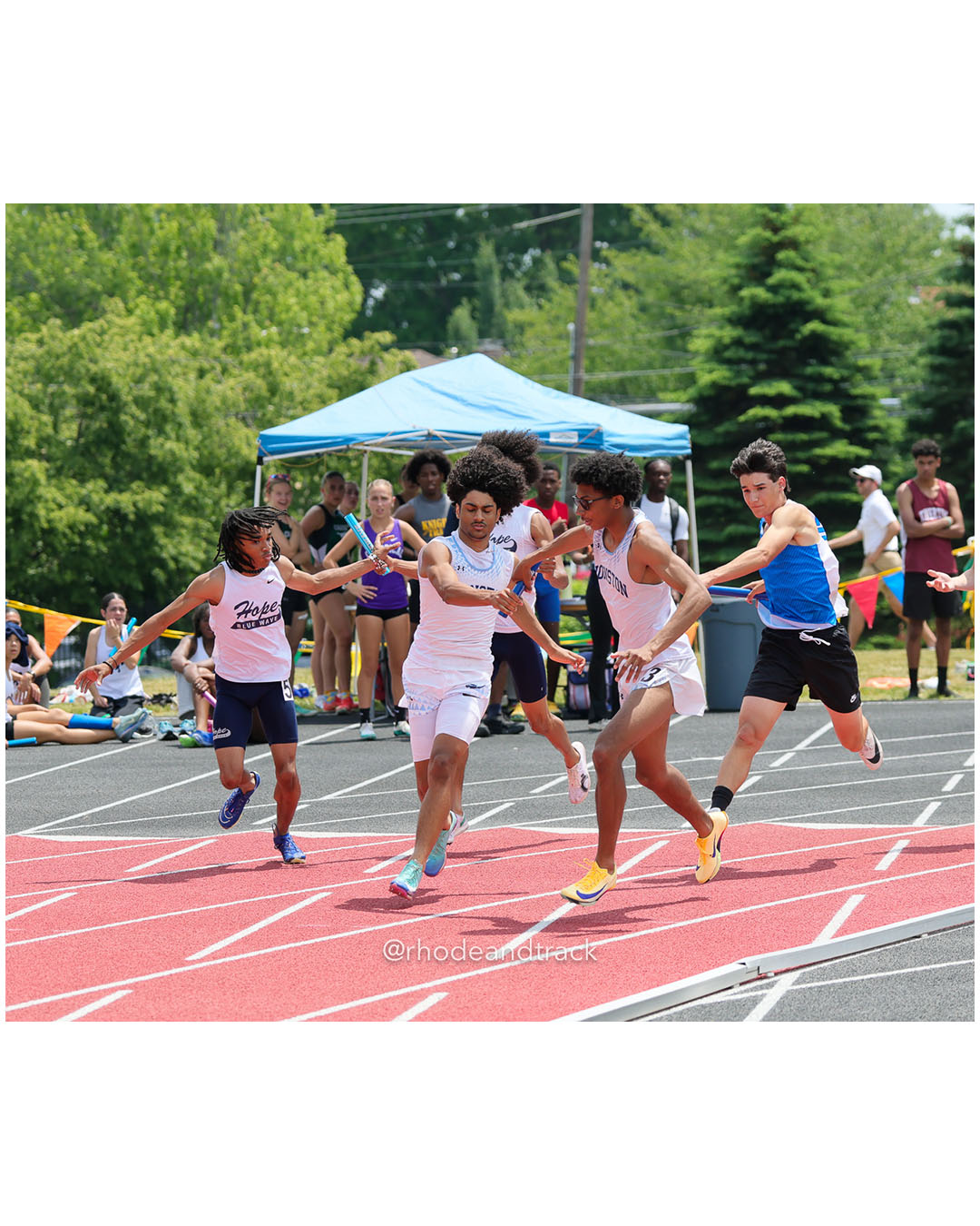 Hope High School, Hope High School - Cumberland, Cumberland - 2026 RI Outdoor Track and Field Championships - Brown Stadium - Providence, Rhode Island - June 06, 2026 File: ./dir-4x100/260606-2026-RI-Outdoor-Track-And-Field-State-Championships-Brown-355-296A5975.jpg Hope High School, Hope High School - Cumberland, Cumberland - 2026 RI Outdoor Track and Field Championships - Brown Stadium - Providence, R…
