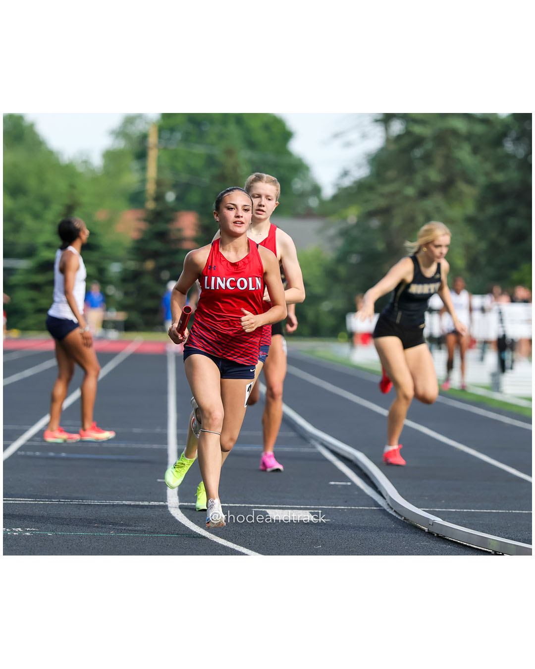 Lincoln High School, Lincoln High School - 2026 RI Outdoor Track and Field State Championships - Brown Stadium - Providence, Rhode Island - June 06, 2026 File: ./dir-4x400m/260606-2026-RI-Outdoor-Track-And-Field-State-Championships-Brown-1008-296A0761.jpg Lincoln High School, Lincoln High School - 2026 RI Outdoor Track and Field State Championships - Brown Stadium - Providence, Rhode Island -…