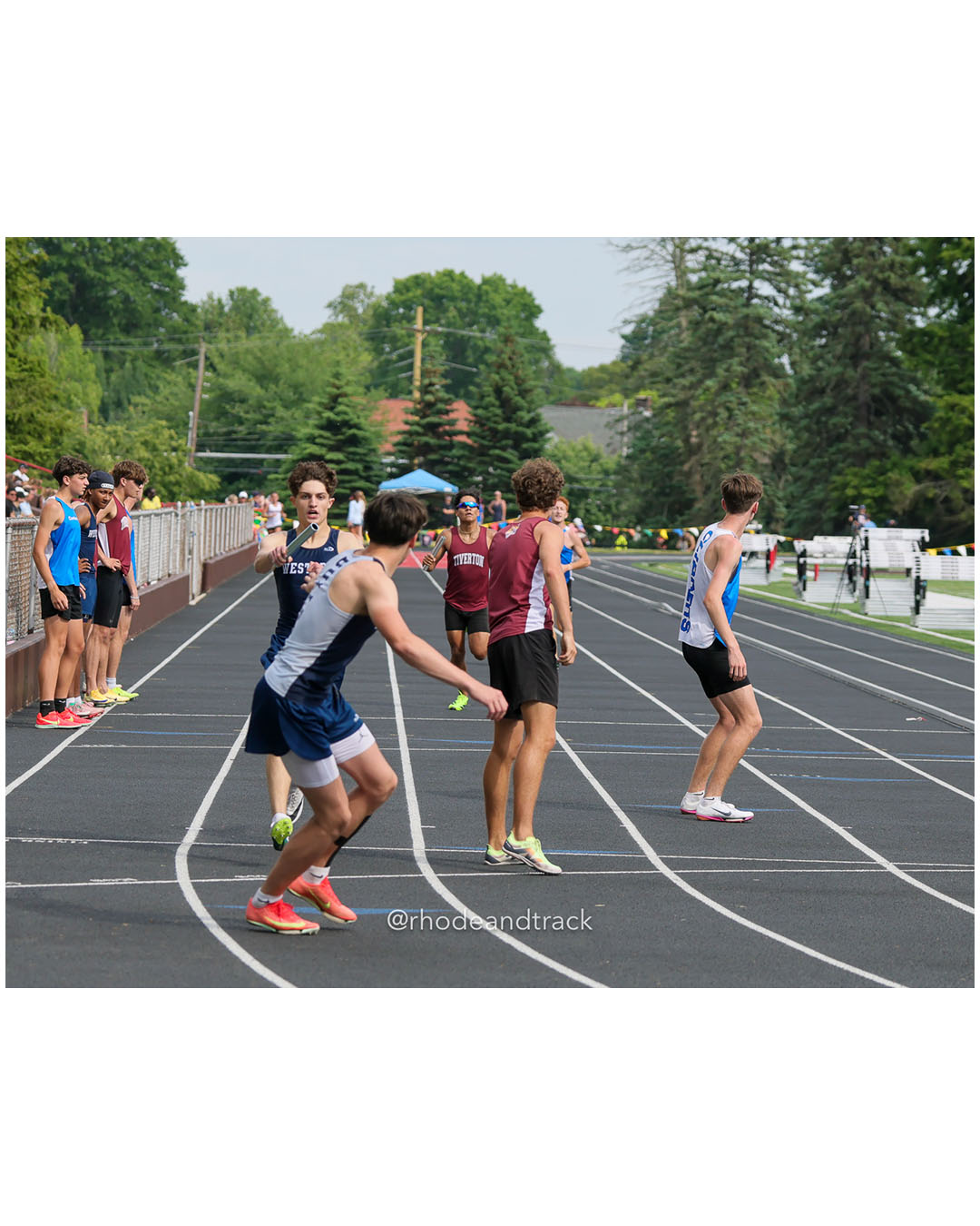 Westerly High School, Westerly High School - 2026 RI Outdoor Track and Field State Championships - Brown Stadium - Providence, Rhode Island - June 06, 2026 File: ./dir-4x400m/260606-2026-RI-Outdoor-Track-And-Field-State-Championships-Brown-877-296A7559.jpg Westerly High School, Westerly High School - 2026 RI Outdoor Track and Field State Championships - Brown Stadium - Providence, Rhode Island…