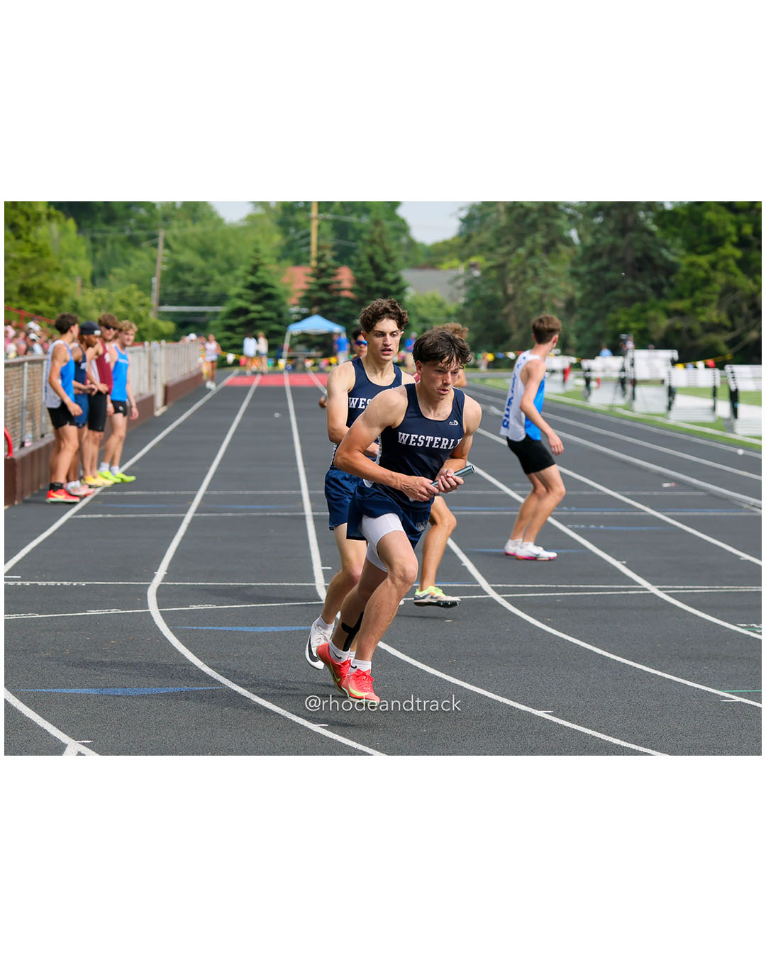 Westerly High School, Westerly High School - 2026 RI Outdoor Track and Field State Championships - Brown Stadium - Providence, Rhode Island - June 06, 2026 File: ./dir-4x400m/260606-2026-RI-Outdoor-Track-And-Field-State-Championships-Brown-878-296A7571.jpg Westerly High School, Westerly High School - 2026 RI Outdoor Track and Field State Championships - Brown Stadium - Providence, Rhode Island…