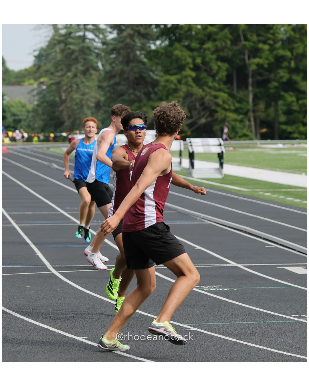 Tiverton, Tiverton - 2026 RI Outdoor Track and Field State Championships - Brown Stadium - Providence, Rhode Island - June 06, 2026 File: ./dir-4x400m/260606-2026-RI-Outdoor-Track-And-Field-State-Championships-Brown-880-296A7606.jpg Tiverton, Tiverton - 2026 RI Outdoor Track and Field State Championships - Brown Stadium - Providence, Rhode Island - June 06, 2026 – 2026…