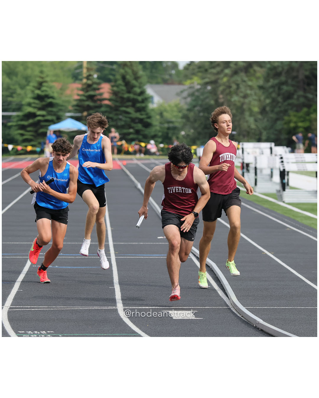 Cumberland, Cumberland - Tiverton, Tiverton - 2026 RI Outdoor Track and Field State Championships - Brown Stadium - Providence, Rhode Island - June 06, 2026 File: ./dir-4x400m/260606-2026-RI-Outdoor-Track-And-Field-State-Championships-Brown-886-296A7712.jpg Cumberland, Cumberland - Tiverton, Tiverton - 2026 RI Outdoor Track and Field State Championships - Brown Stadium - Providence, Rhode Islan…