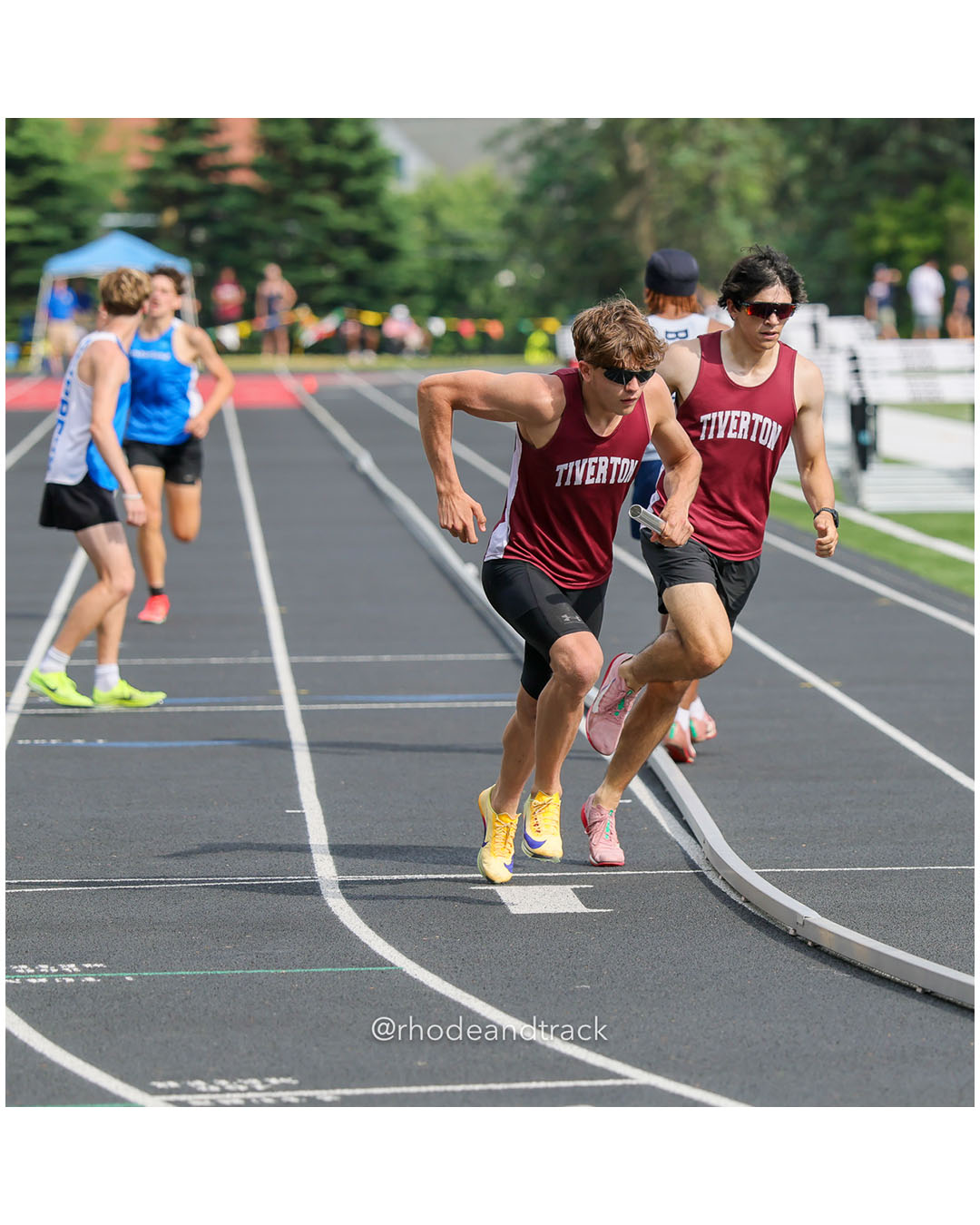 Tiverton, Tiverton - 2026 RI Outdoor Track and Field State Championships - Brown Stadium - Providence, Rhode Island - June 06, 2026 File: ./dir-4x400m/260606-2026-RI-Outdoor-Track-And-Field-State-Championships-Brown-890-296A7835.jpg Tiverton, Tiverton - 2026 RI Outdoor Track and Field State Championships - Brown Stadium - Providence, Rhode Island - June 06, 2026 – 2026…