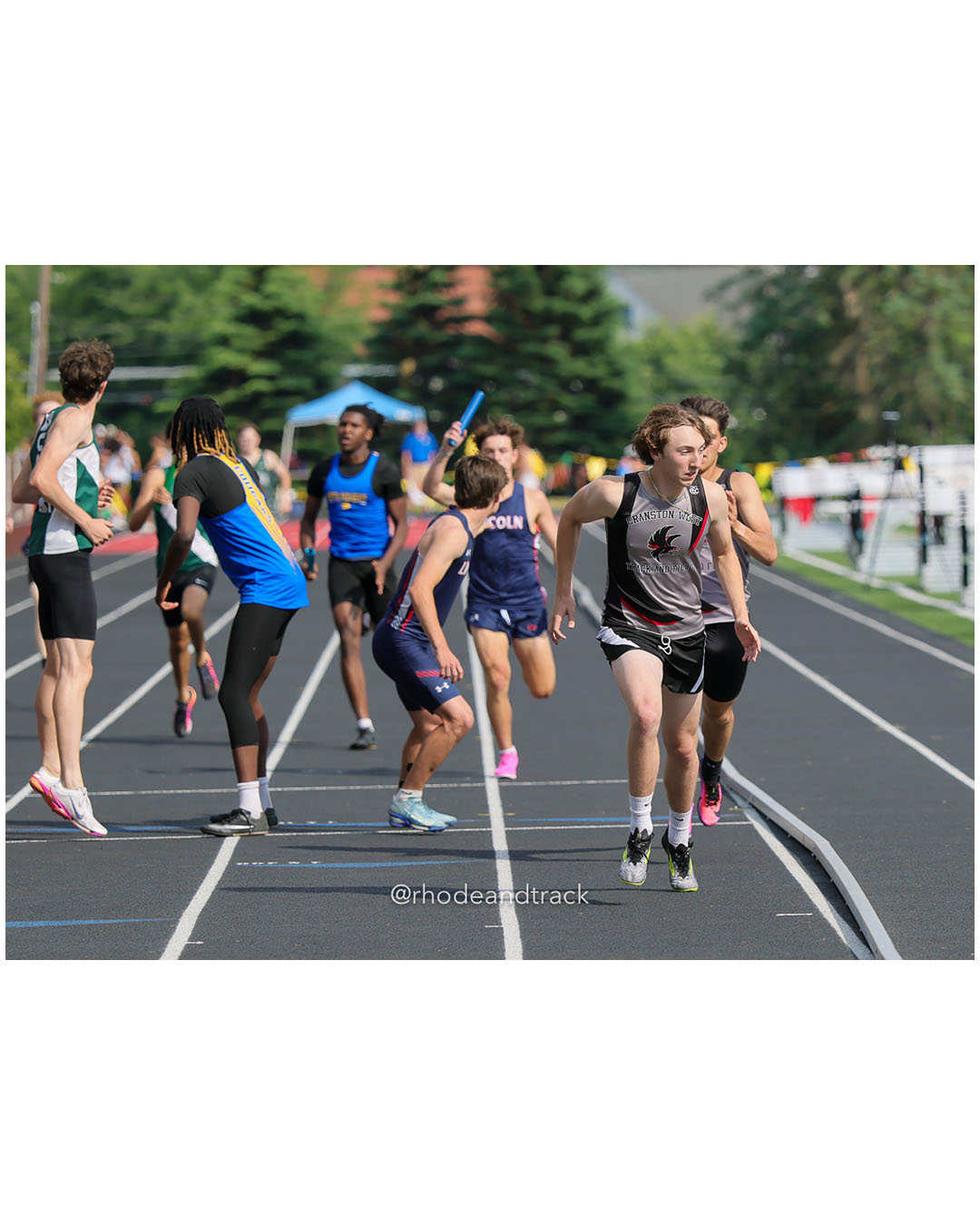 Cranston West HS, Cranston West HS - 2026 RI Outdoor Track and Field State Championships - Brown Stadium - Providence, Rhode Island - June 06, 2026 File: ./dir-4x400m/260606-2026-RI-Outdoor-Track-And-Field-State-Championships-Brown-897-296A7972.jpg Cranston West HS, Cranston West HS - 2026 RI Outdoor Track and Field State Championships - Brown Stadium - Providence, Rhode Island - June…
