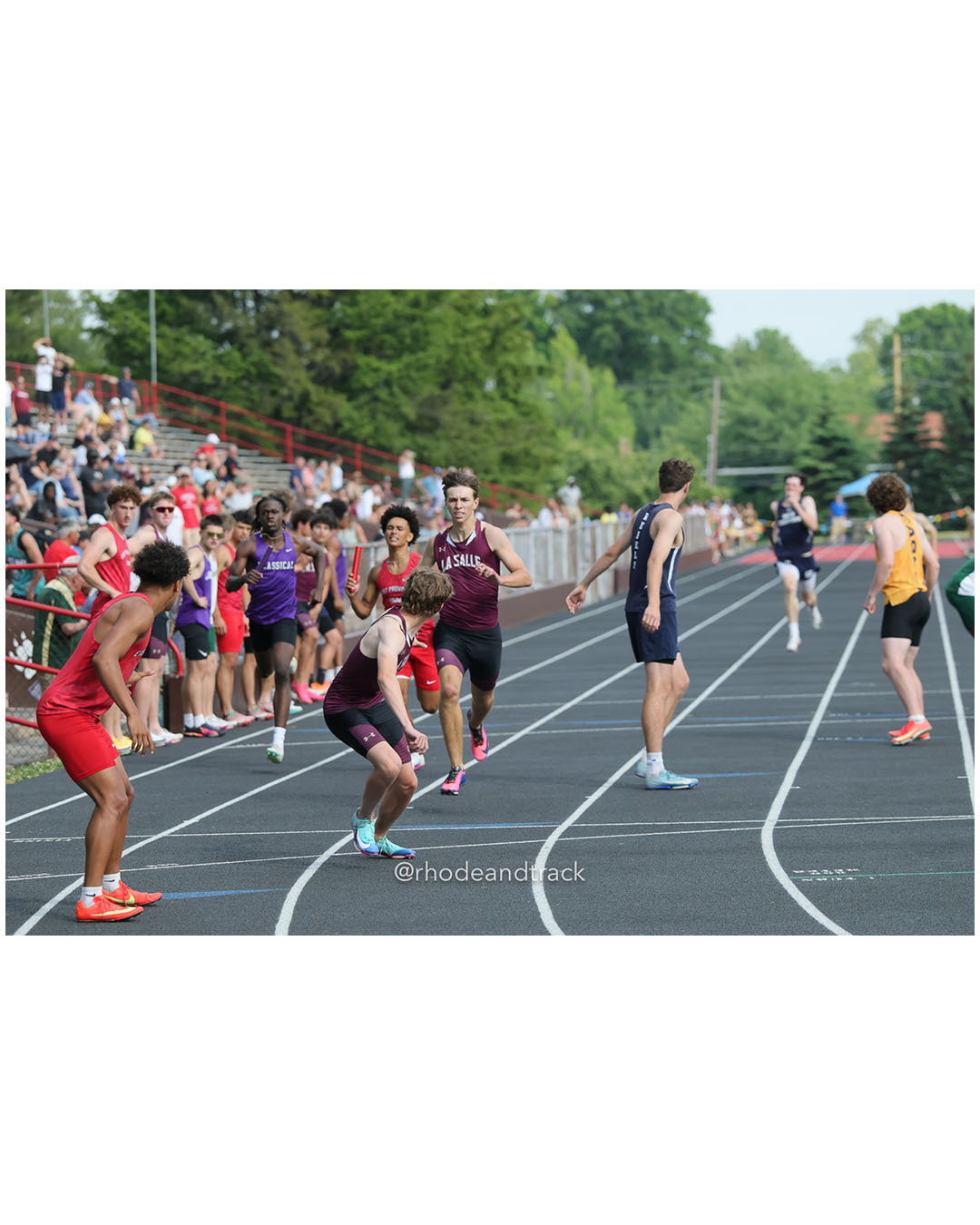 La Salle Academy, La Salle Academy - 2026 RI Outdoor Track and Field State Championships - Brown Stadium - Providence, Rhode Island - June 06, 2026 File: ./dir-4x400m/260606-2026-RI-Outdoor-Track-And-Field-State-Championships-Brown-919-296A8493.jpg La Salle Academy, La Salle Academy - 2026 RI Outdoor Track and Field State Championships - Brown Stadium - Providence, Rhode Island - June…