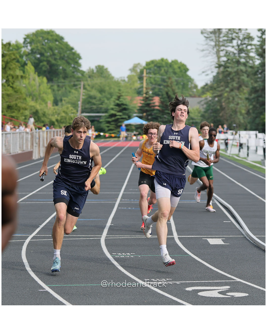 South Kingstown High School, South Kingstown High School - 2026 RI Outdoor Track and Field State Championships - Brown Stadium - Providence, Rhode Island - June 06, 2026 File: ./dir-4x400m/260606-2026-RI-Outdoor-Track-And-Field-State-Championships-Brown-923-296A8565.jpg South Kingstown High School, South Kingstown High School - 2026 RI Outdoor Track and Field State Championships - Brown Stadium - Providence…