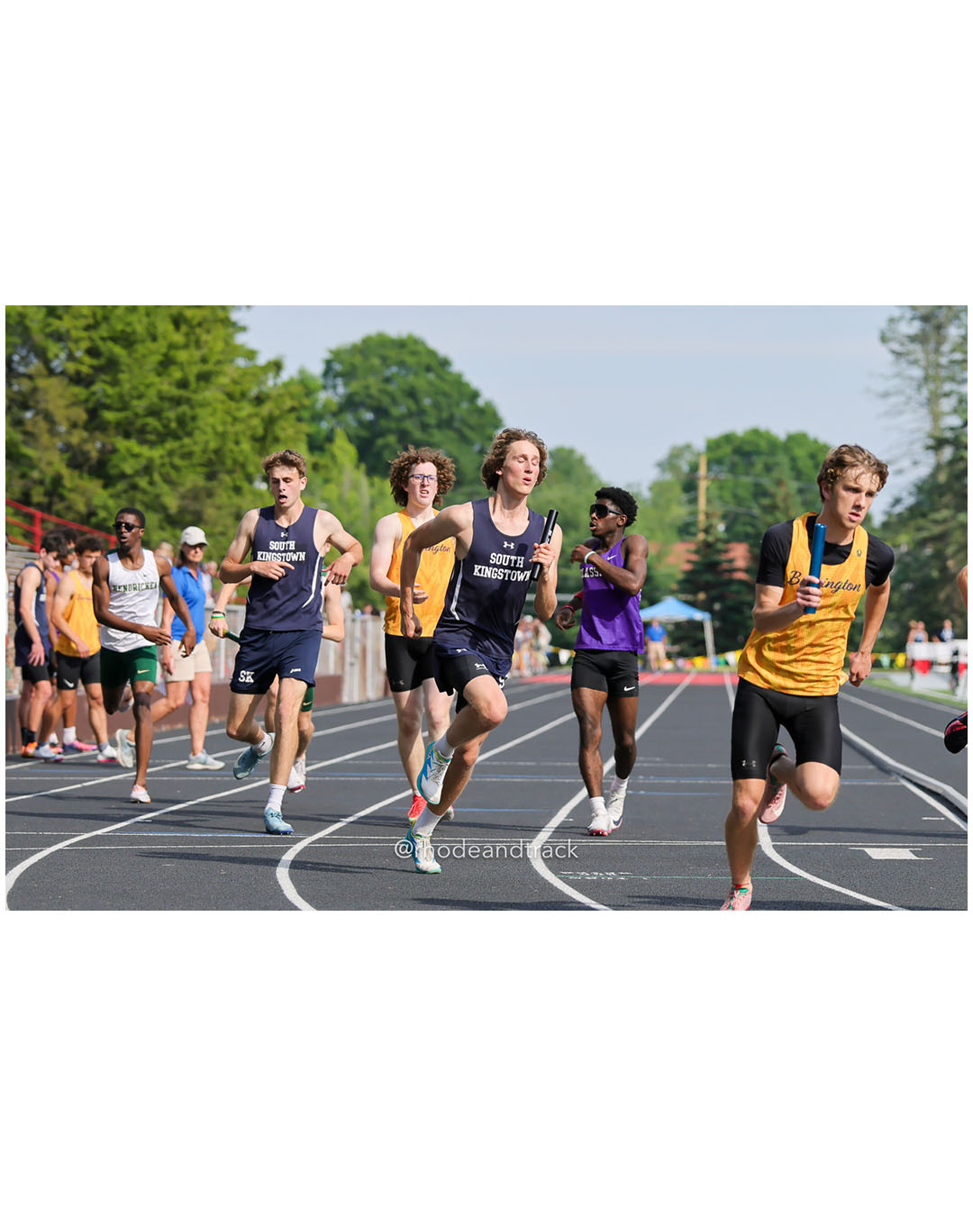 South Kingstown High School, South Kingstown High School - 2026 RI Outdoor Track and Field State Championships - Brown Stadium - Providence, Rhode Island - June 06, 2026 File: ./dir-4x400m/260606-2026-RI-Outdoor-Track-And-Field-State-Championships-Brown-931-296A8721.jpg South Kingstown High School, South Kingstown High School - 2026 RI Outdoor Track and Field State Championships - Brown Stadium - Providence…