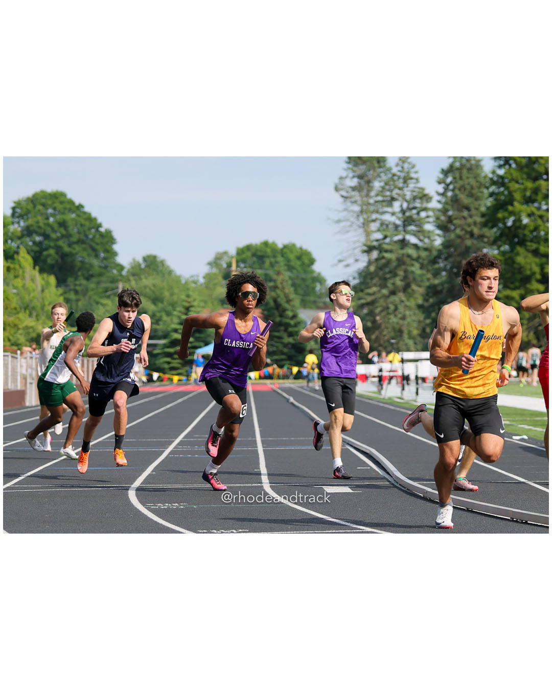 Classical High School, Classical High School - 2026 RI Outdoor Track and Field State Championships - Brown Stadium - Providence, Rhode Island - June 06, 2026 File: ./dir-4x400m/260606-2026-RI-Outdoor-Track-And-Field-State-Championships-Brown-937-296A8900.jpg Classical High School, Classical High School - 2026 RI Outdoor Track and Field State Championships - Brown Stadium - Providence, Rhode Isla…