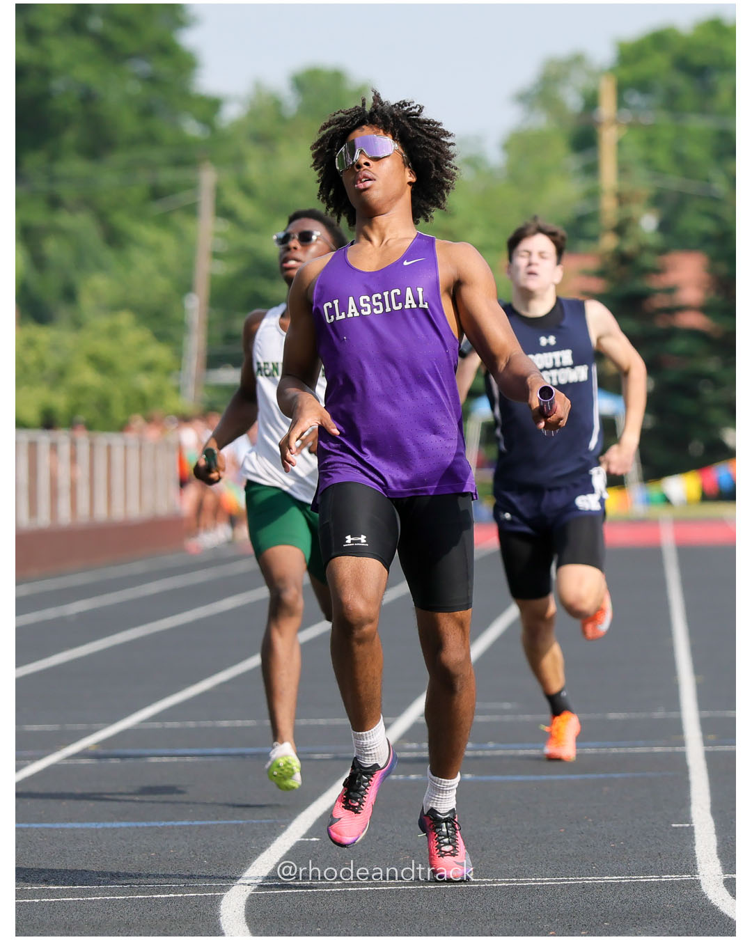 Classical High School, Classical High School - 2026 RI Outdoor Track and Field State Championships - Brown Stadium - Providence, Rhode Island - June 06, 2026 File: ./dir-4x400m/260606-2026-RI-Outdoor-Track-And-Field-State-Championships-Brown-944-296A9237.jpg Classical High School, Classical High School - 2026 RI Outdoor Track and Field State Championships - Brown Stadium - Providence, Rhode Isla…