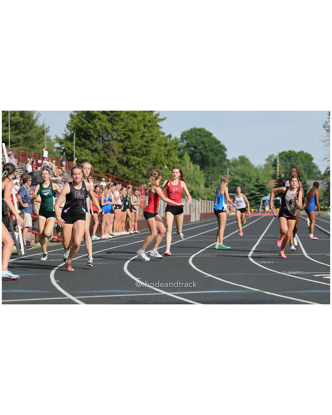Portsmouth High School, Portsmouth High School - East Greenwich High School, East Greenwich High School - Cumberland, Cumberland - Cranston West HS, Cranston West HS - 2026 RI Outdoor Track and Field State Championships - Brown Stadium - Providence, Rhode Island - June 06, 2026 File: ./dir-4x400m/260606-2026-RI-Outdoor-Track-And-Field-State-Championships-Brown-962-296A9886.jpg Portsmouth High School, Portsmouth High School - East Greenwich High School, East Greenwich High School - Cumberland, Cumberland - Cranston…