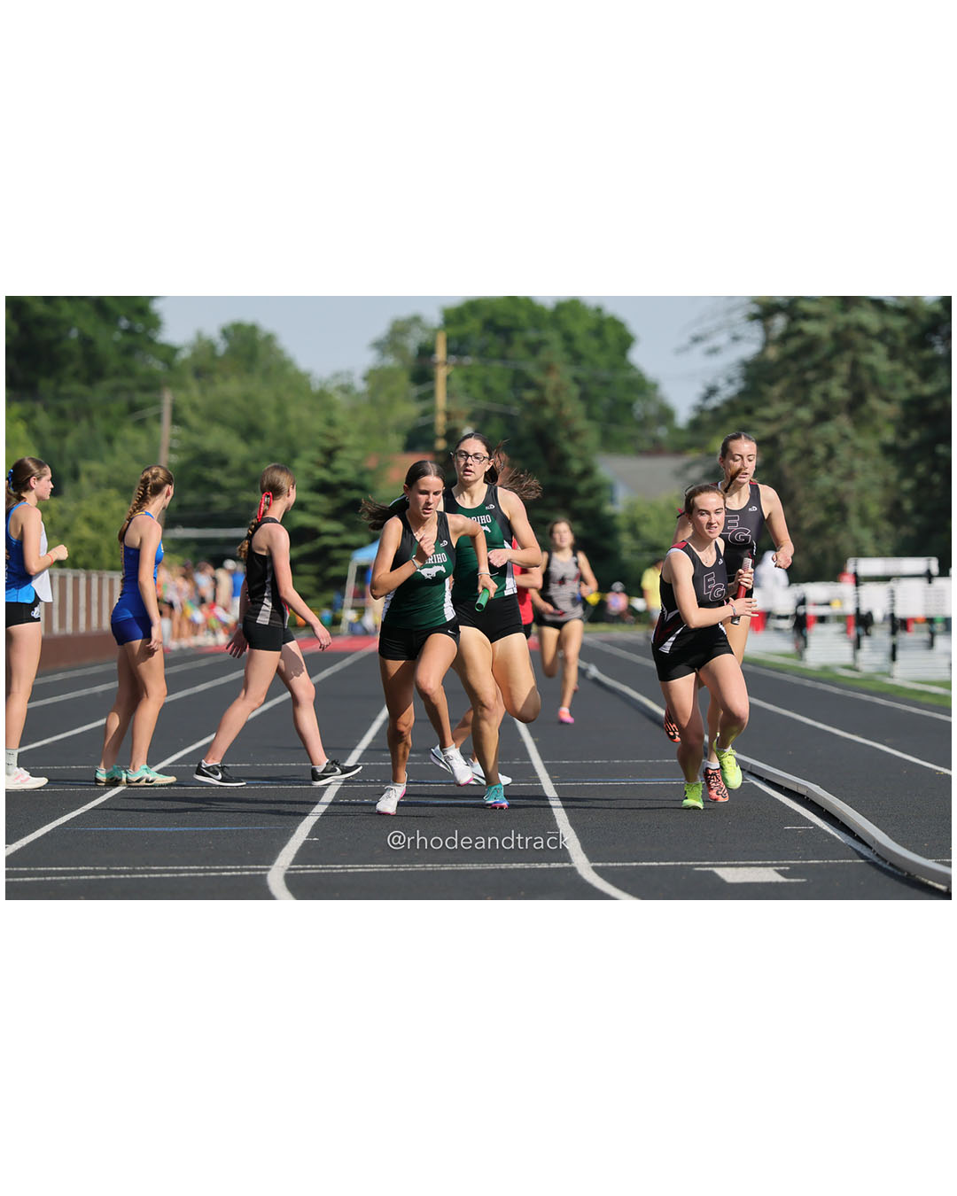 East Greenwich High School, East Greenwich High School - Chariho Regional High School, Chariho Regional High School - 2026 RI Outdoor Track and Field State Championships - Brown Stadium - Providence, Rhode Island - June 06, 2026 File: ./dir-4x400m/260606-2026-RI-Outdoor-Track-And-Field-State-Championships-Brown-968-296A9990.jpg East Greenwich High School, East Greenwich High School - Chariho Regional High School, Chariho Regional High School - 2026 RI Outdoor Track…