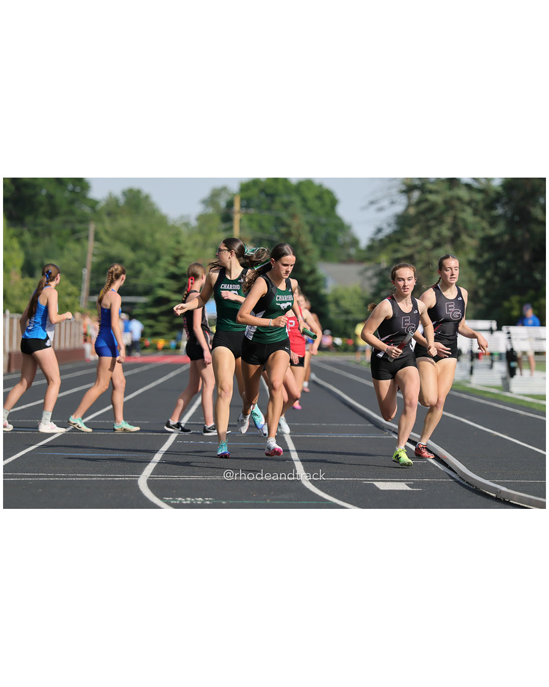 Chariho Regional High School, Chariho Regional High School - East Greenwich High School, East Greenwich High School - 2026 RI Outdoor Track and Field State Championships - Brown Stadium - Providence, Rhode Island - June 06, 2026 File: ./dir-4x400m/260606-2026-RI-Outdoor-Track-And-Field-State-Championships-Brown-969-296A0002.jpg Chariho Regional High School, Chariho Regional High School - East Greenwich High School, East Greenwich High School - 2026 RI Outdoor Track…