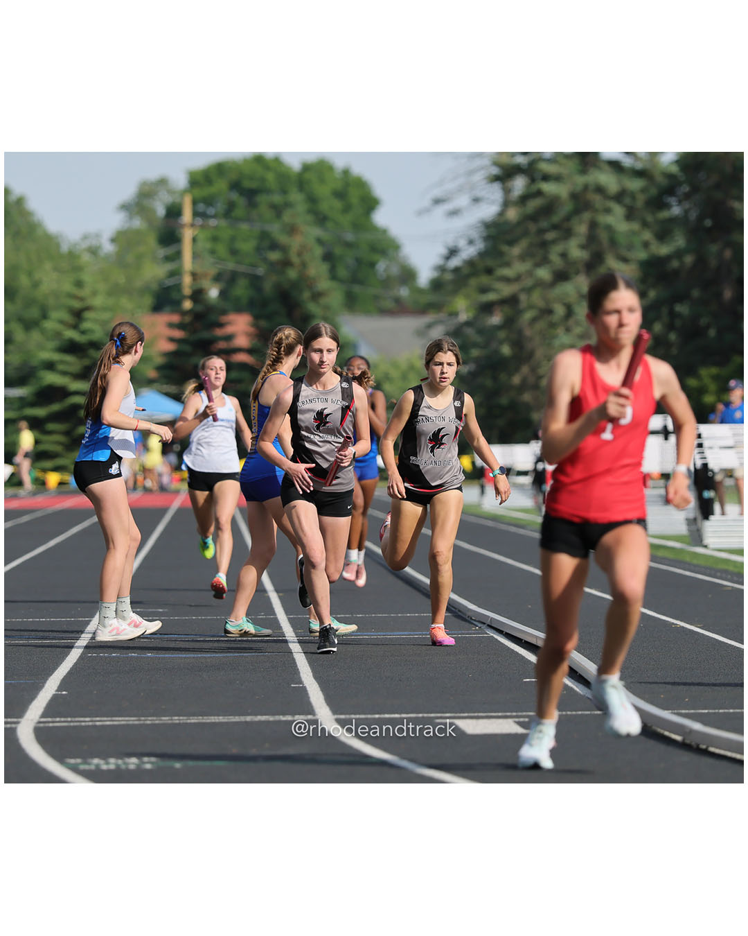 Cranston West HS, Cranston West HS - 2026 RI Outdoor Track and Field State Championships - Brown Stadium - Providence, Rhode Island - June 06, 2026 File: ./dir-4x400m/260606-2026-RI-Outdoor-Track-And-Field-State-Championships-Brown-971-296A0027.jpg Cranston West HS, Cranston West HS - 2026 RI Outdoor Track and Field State Championships - Brown Stadium - Providence, Rhode Island - June…