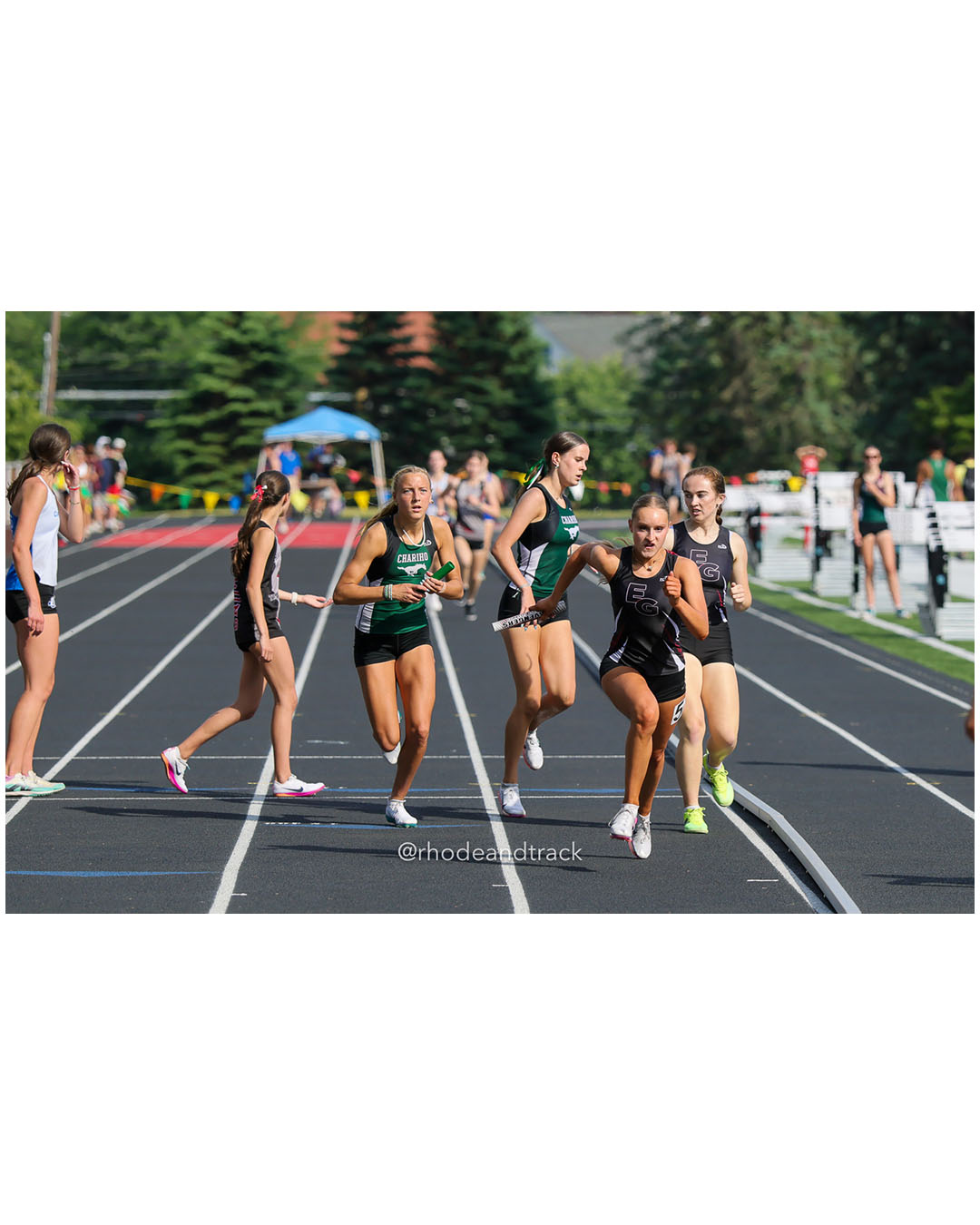 East Greenwich High School, East Greenwich High School - Chariho Regional High School, Chariho Regional High School - 2026 RI Outdoor Track and Field State Championships - Brown Stadium - Providence, Rhode Island - June 06, 2026 File: ./dir-4x400m/260606-2026-RI-Outdoor-Track-And-Field-State-Championships-Brown-975-296A0116.jpg East Greenwich High School, East Greenwich High School - Chariho Regional High School, Chariho Regional High School - 2026 RI Outdoor Track…