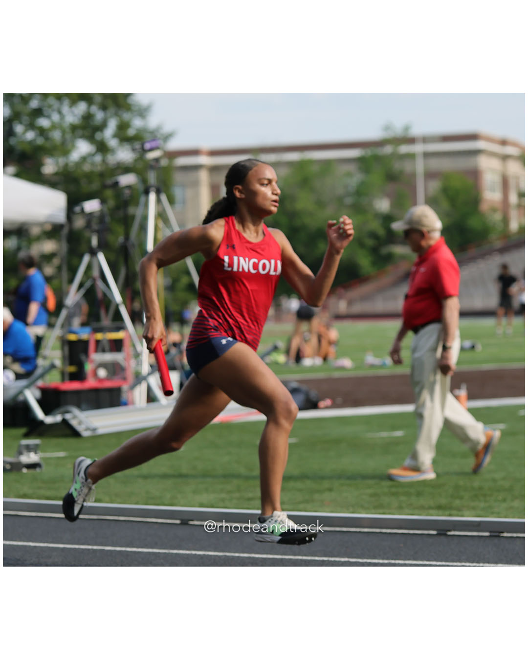 Lincoln High School, Lincoln High School - 2026 RI Outdoor Track and Field State Championships - Brown Stadium - Providence, Rhode Island - June 06, 2026 File: ./dir-4x400m/260606-2026-RI-Outdoor-Track-And-Field-State-Championships-Brown-994-296A0466.jpg Lincoln High School, Lincoln High School - 2026 RI Outdoor Track and Field State Championships - Brown Stadium - Providence, Rhode Island -…