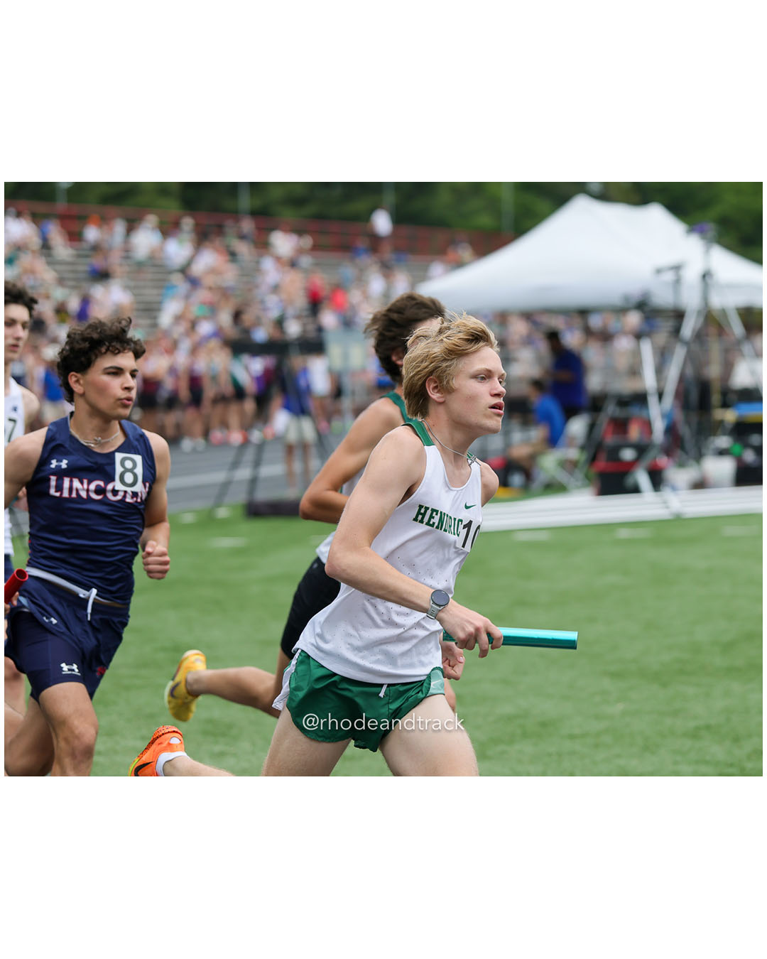 Bishop Hendricken High School, Bishop Hendricken High School - 2026 RI Outdoor Track and Field Championships - Brown Stadium - Providence, Rhode Island - June 06, 2026 File: ./dir-4x800/260606-2026-RI-Outdoor-Track-And-Field-State-Championships-Brown-141-296A2749.jpg Bishop Hendricken High School, Bishop Hendricken High School - 2026 RI Outdoor Track and Field Championships - Brown Stadium - Providence,…