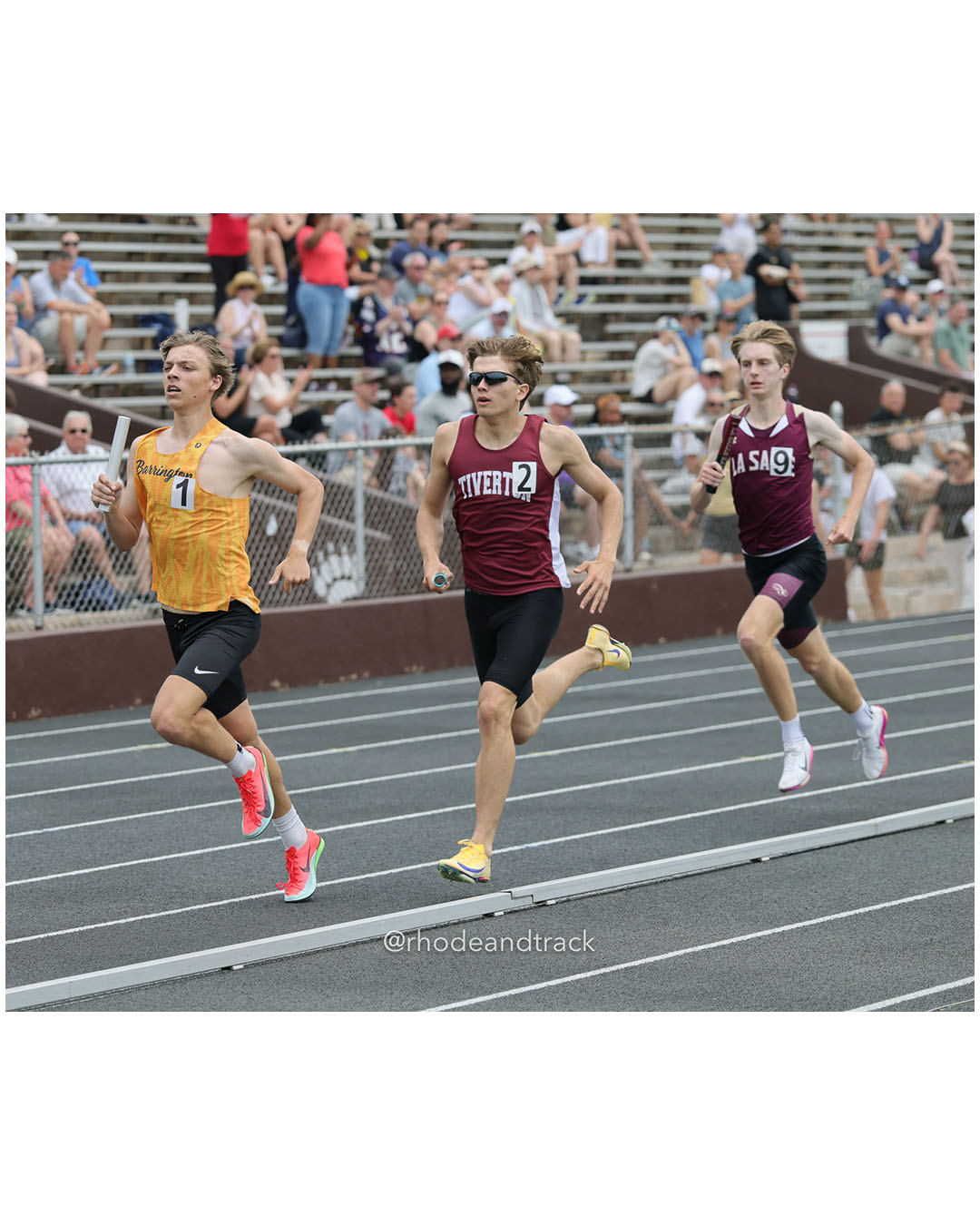 Barrington High School, Barrington High School - 2026 RI Outdoor Track and Field Championships - Brown Stadium - Providence, Rhode Island - June 06, 2026 File: ./dir-4x800/260606-2026-RI-Outdoor-Track-And-Field-State-Championships-Brown-145-296A2785.jpg Barrington High School, Barrington High School - 2026 RI Outdoor Track and Field Championships - Brown Stadium - Providence, Rhode Island -…