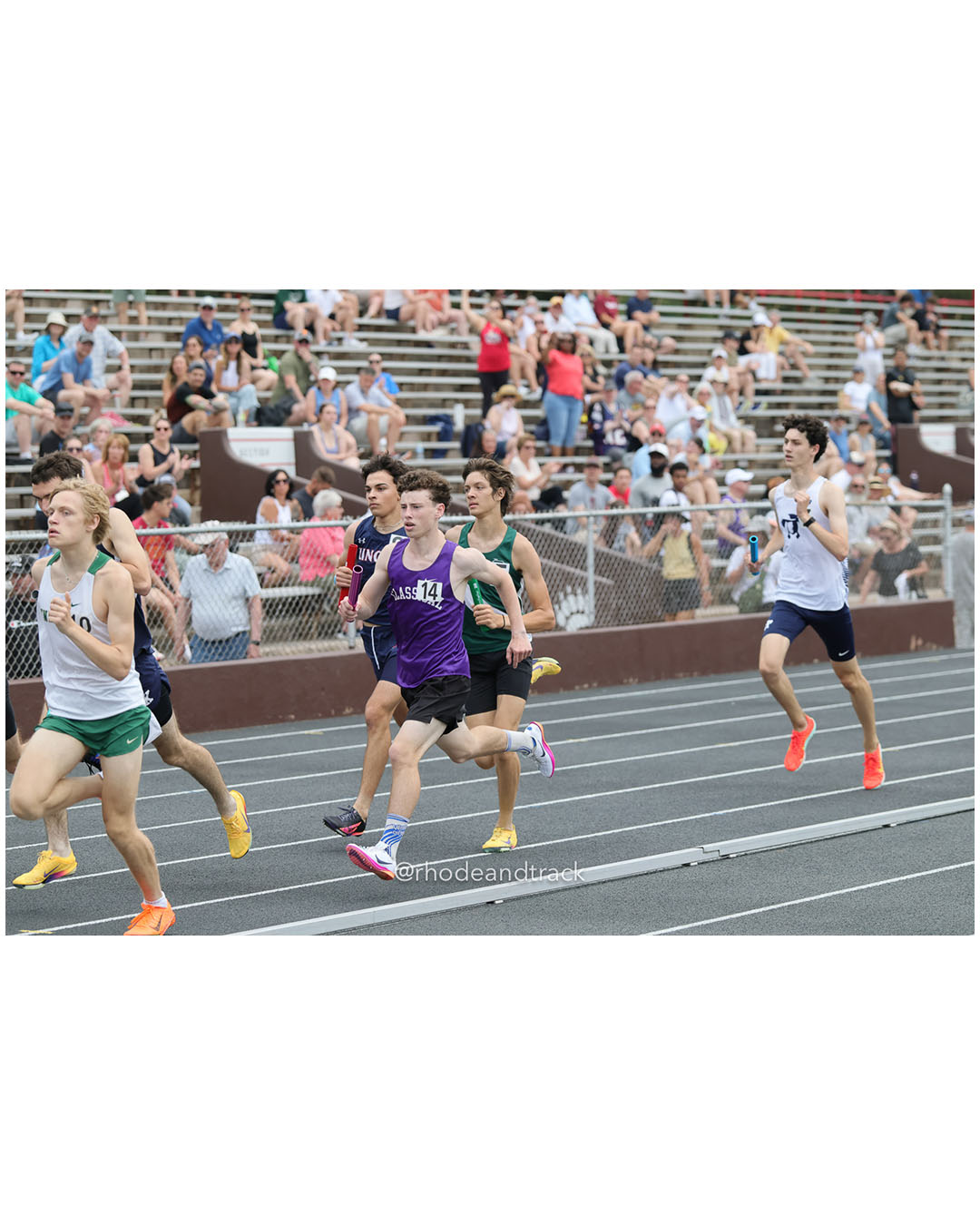 Classical High School, Classical High School - 2026 RI Outdoor Track and Field Championships - Brown Stadium - Providence, Rhode Island - June 06, 2026 File: ./dir-4x800/260606-2026-RI-Outdoor-Track-And-Field-State-Championships-Brown-149-296A2820.jpg Classical High School, Classical High School - 2026 RI Outdoor Track and Field Championships - Brown Stadium - Providence, Rhode Island - J…