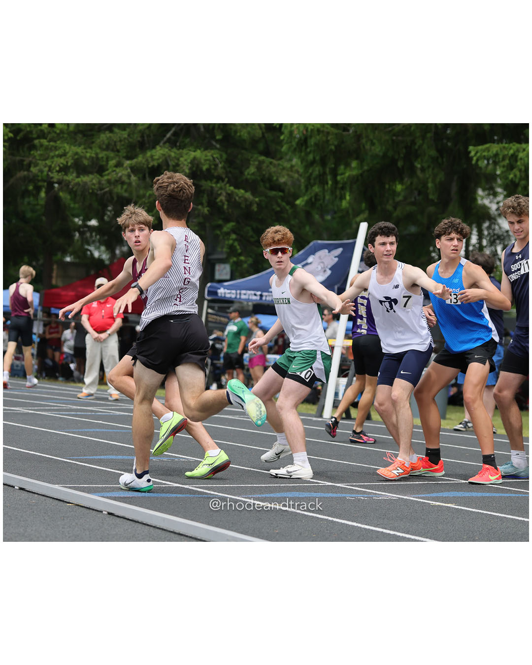 East Greenwich High School, East Greenwich High School - Bishop Hendricken High School, Bishop Hendricken High School - Moses Brown School, Moses Brown School - 2026 RI Outdoor Track and Field Championships - Brown Stadium - Providence, Rhode Island - June 06, 2026 File: ./dir-4x800/260606-2026-RI-Outdoor-Track-And-Field-State-Championships-Brown-156-296A2923.jpg East Greenwich High School, East Greenwich High School - Bishop Hendricken High School, Bishop Hendricken High School - Moses Brown School,…