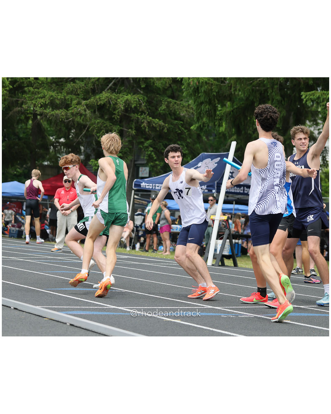 Bishop Hendricken High School, Bishop Hendricken High School - Moses Brown School, Moses Brown School - 2026 RI Outdoor Track and Field Championships - Brown Stadium - Providence, Rhode Island - June 06, 2026 File: ./dir-4x800/260606-2026-RI-Outdoor-Track-And-Field-State-Championships-Brown-158-296A2938.jpg Bishop Hendricken High School, Bishop Hendricken High School - Moses Brown School, Moses Brown School - 2026 RI Outdoor Track and Field Cha…