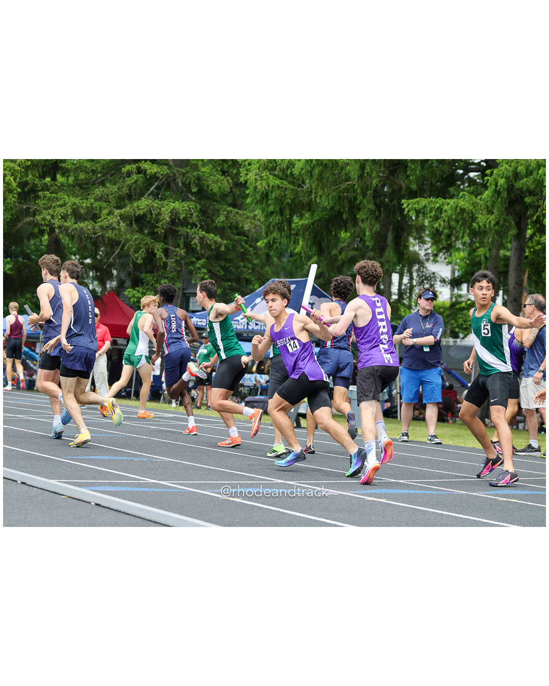 Classical High School, Classical High School - Lincoln High School, Lincoln High School - South Kingstown High School, South Kingstown High School - 2026 RI Outdoor Track and Field Championships - Brown Stadium - Providence, Rhode Island - June 06, 2026 File: ./dir-4x800/260606-2026-RI-Outdoor-Track-And-Field-State-Championships-Brown-160-296A2968.jpg Classical High School, Classical High School - Lincoln High School, Lincoln High School - South Kingstown High School, South Kingstown High…