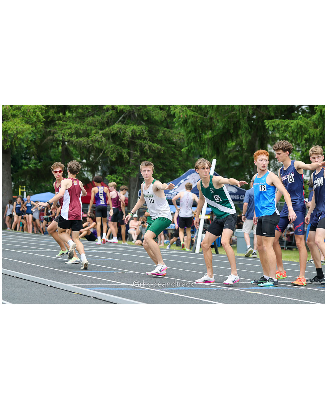 Bishop Hendricken High School, Bishop Hendricken High School - Cumberland, Cumberland - 2026 RI Outdoor Track and Field Championships - Brown Stadium - Providence, Rhode Island - June 06, 2026 File: ./dir-4x800/260606-2026-RI-Outdoor-Track-And-Field-State-Championships-Brown-175-296A3372.jpg Bishop Hendricken High School, Bishop Hendricken High School - Cumberland, Cumberland - 2026 RI Outdoor Track and Field Championships - Bro…