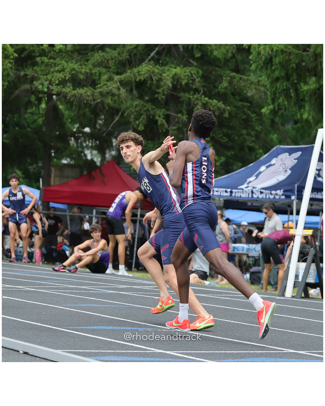 Lincoln High School, Lincoln High School - 2026 RI Outdoor Track and Field Championships - Brown Stadium - Providence, Rhode Island - June 06, 2026 File: ./dir-4x800/260606-2026-RI-Outdoor-Track-And-Field-State-Championships-Brown-179-296A3425.jpg Lincoln High School, Lincoln High School - 2026 RI Outdoor Track and Field Championships - Brown Stadium - Providence, Rhode Island - June…