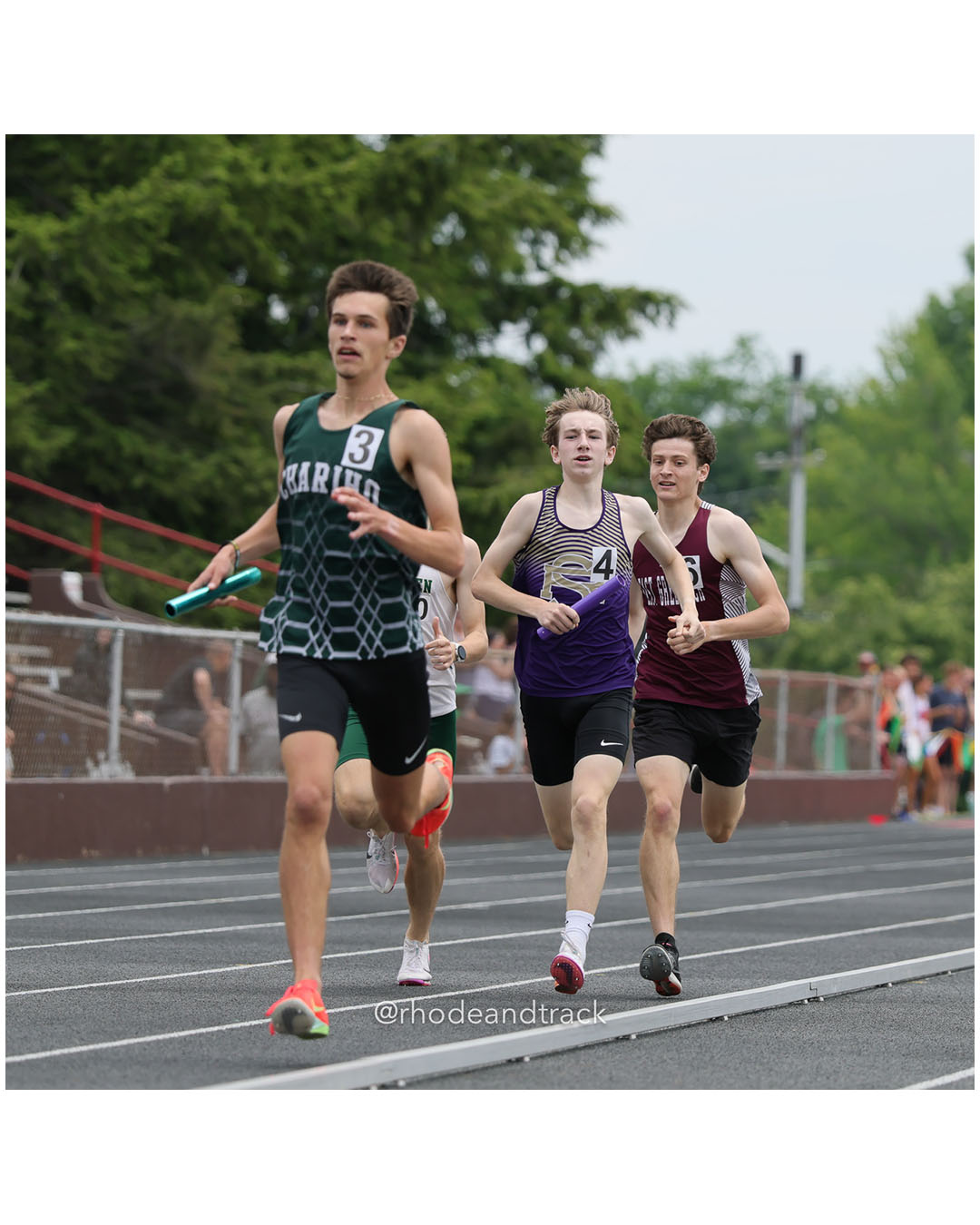 Chariho Regional High School, Chariho Regional High School - St. Raphael Academy, St. Raphael Academy - East Greenwich High School, East Greenwich High School - 2026 RI Outdoor Track and Field Championships - Brown Stadium - Providence, Rhode Island - June 06, 2026 File: ./dir-4x800/260606-2026-RI-Outdoor-Track-And-Field-State-Championships-Brown-188-296A3556.jpg Chariho Regional High School, Chariho Regional High School - St. Raphael Academy, St. Raphael Academy - East Greenwich High School, East Gr…