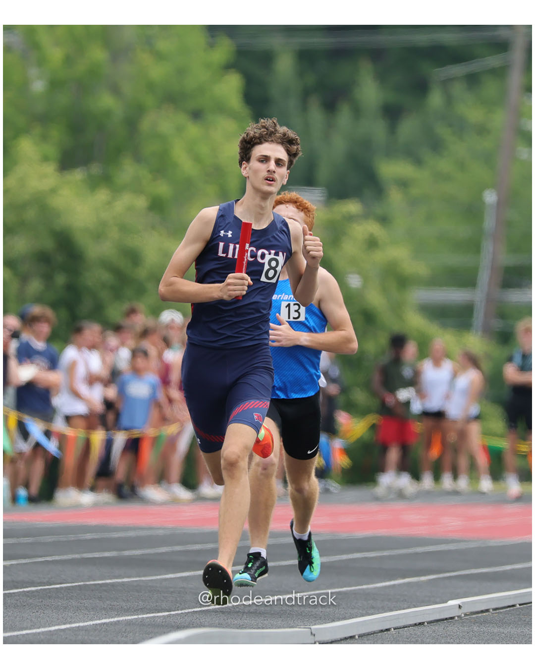 Lincoln High School, Lincoln High School - 2026 RI Outdoor Track and Field Championships - Brown Stadium - Providence, Rhode Island - June 06, 2026 File: ./dir-4x800/260606-2026-RI-Outdoor-Track-And-Field-State-Championships-Brown-193-296A3615.jpg Lincoln High School, Lincoln High School - 2026 RI Outdoor Track and Field Championships - Brown Stadium - Providence, Rhode Island - June…