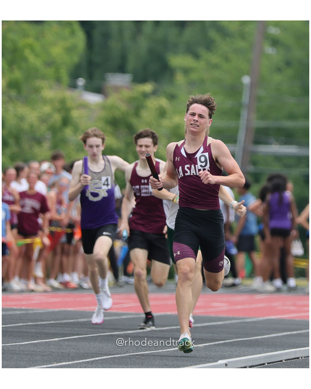 La Salle Academy, La Salle Academy - St. Raphael Academy, St. Raphael Academy - 2026 RI Outdoor Track and Field Championships - Brown Stadium - Providence, Rhode Island - June 06, 2026 File: ./dir-4x800/260606-2026-RI-Outdoor-Track-And-Field-State-Championships-Brown-201-296A3724.jpg La Salle Academy, La Salle Academy - St. Raphael Academy, St. Raphael Academy - 2026 RI Outdoor Track and Field Championships - Brown Stadi…