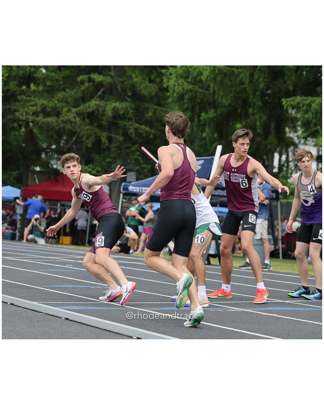 La Salle Academy, La Salle Academy - East Greenwich High School, East Greenwich High School - 2026 RI Outdoor Track and Field Championships - Brown Stadium - Providence, Rhode Island - June 06, 2026 File: ./dir-4x800/260606-2026-RI-Outdoor-Track-And-Field-State-Championships-Brown-204-296A3808.jpg La Salle Academy, La Salle Academy - East Greenwich High School, East Greenwich High School - 2026 RI Outdoor Track and Field Championships…