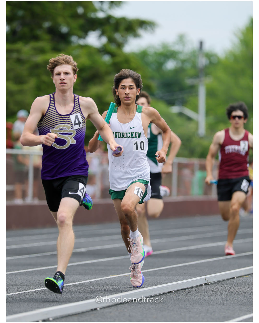 Bishop Hendricken High School, Bishop Hendricken High School - St. Raphael Academy, St. Raphael Academy - 2026 RI Outdoor Track and Field Championships - Brown Stadium - Providence, Rhode Island - June 06, 2026 File: ./dir-4x800/260606-2026-RI-Outdoor-Track-And-Field-State-Championships-Brown-220-296A4026.jpg Bishop Hendricken High School, Bishop Hendricken High School - St. Raphael Academy, St. Raphael Academy - 2026 RI Outdoor Track and Field C…