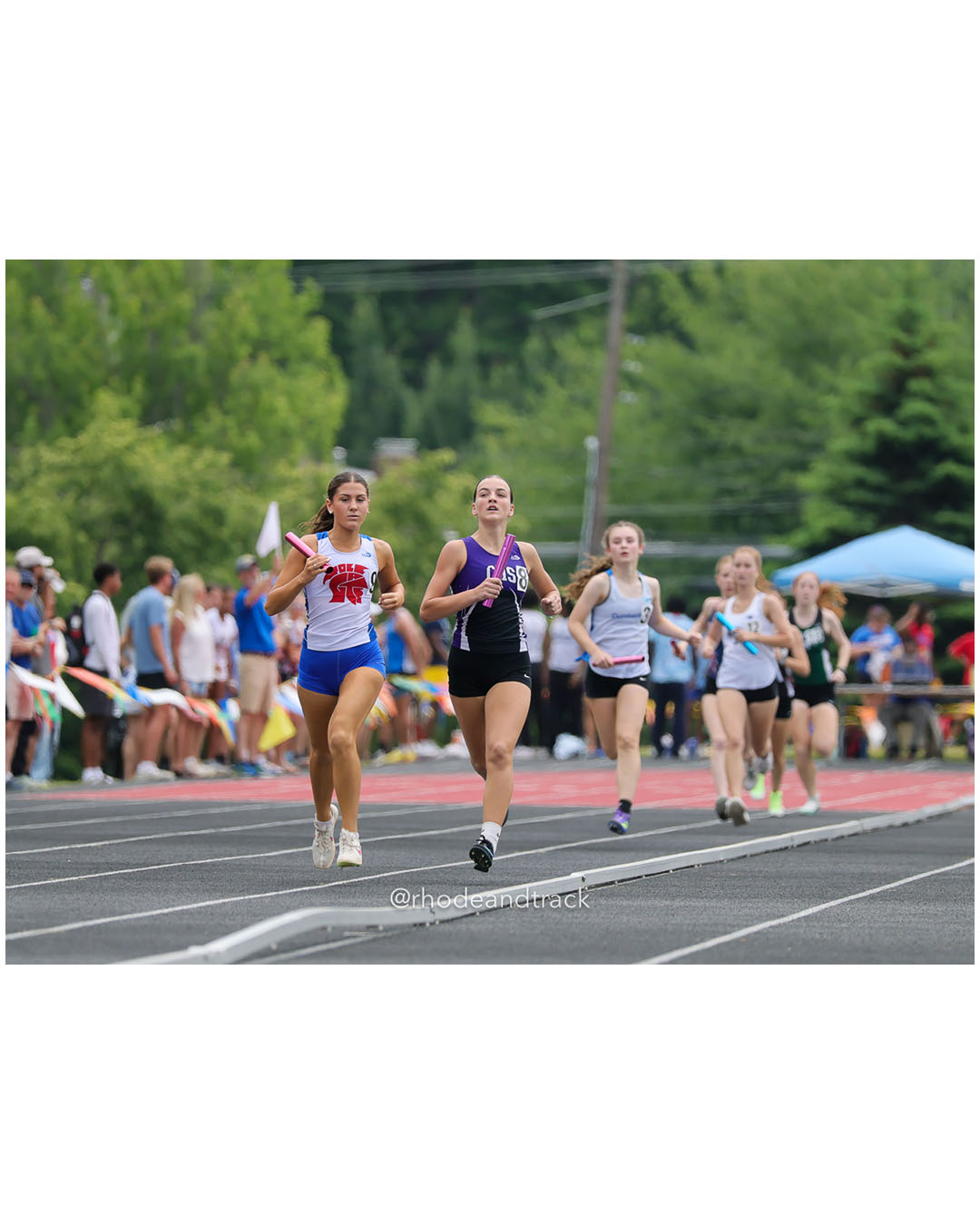 Toll Gate High School, Toll Gate High School - Classical High School, Classical High School - 2026 RI Outdoor Track and Field Championships - Brown Stadium - Providence, Rhode Island - June 06, 2026 File: ./dir-4x800/260606-2026-RI-Outdoor-Track-And-Field-State-Championships-Brown-274-296A4865.jpg Toll Gate High School, Toll Gate High School - Classical High School, Classical High School - 2026 RI Outdoor Track and Field Championships…