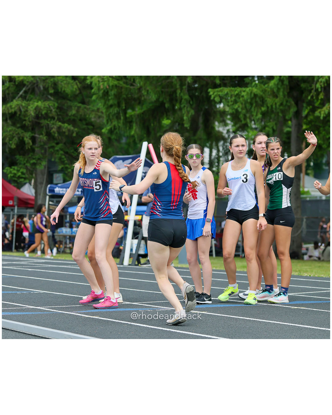 Portsmouth High School, Portsmouth High School - Toll Gate High School, Toll Gate High School - Cumberland, Cumberland - Chariho Regional High School, Chariho Regional High School - 2026 RI Outdoor Track and Field Championships - Brown Stadium - Providence, Rhode Island - June 06, 2026 File: ./dir-4x800/260606-2026-RI-Outdoor-Track-And-Field-State-Championships-Brown-292-296A5085.jpg Portsmouth High School, Portsmouth High School - Toll Gate High School, Toll Gate High School - Cumberland, Cumberland - Chariho Regional H…