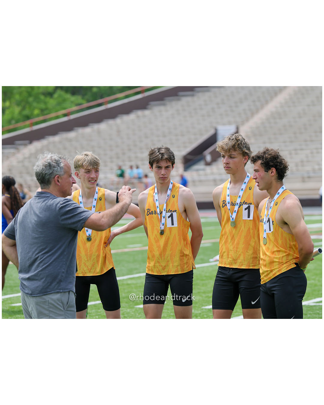 Barrington High School, Barrington High School - 2026 RI Outdoor Track and Field Championships - Brown Stadium - Providence, Rhode Island - June 06, 2026 File: ./dir-4x800/260606-2026-RI-Outdoor-Track-And-Field-State-Championships-Brown-350-296A5915.jpg Barrington High School, Barrington High School - 2026 RI Outdoor Track and Field Championships - Brown Stadium - Providence, Rhode Island -…