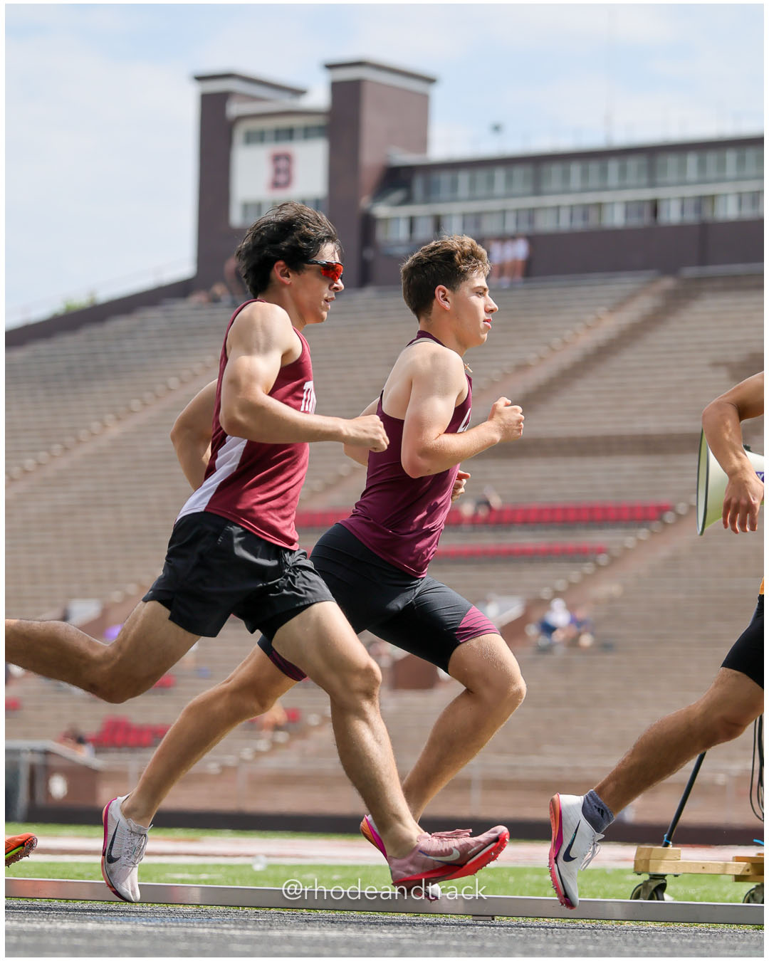 Andrew Parisi, East Greenwich High School, 11 - Eamon O'Brien, La Salle Academy, 12 - 2026 RI Outdoor Track and Field State Championships - Brown Stadium - Providence, Rhode Island - June 06, 2026 File: ./dir-800m/260606-2026-RI-Outdoor-Track-And-Field-State-Championships-Brown-689-296A9973.jpg Andrew Parisi, East Greenwich High School, 11 - Eamon O'Brien, La Salle Academy, 12 - 2026 RI Outdoor Track and Field State Championships -…