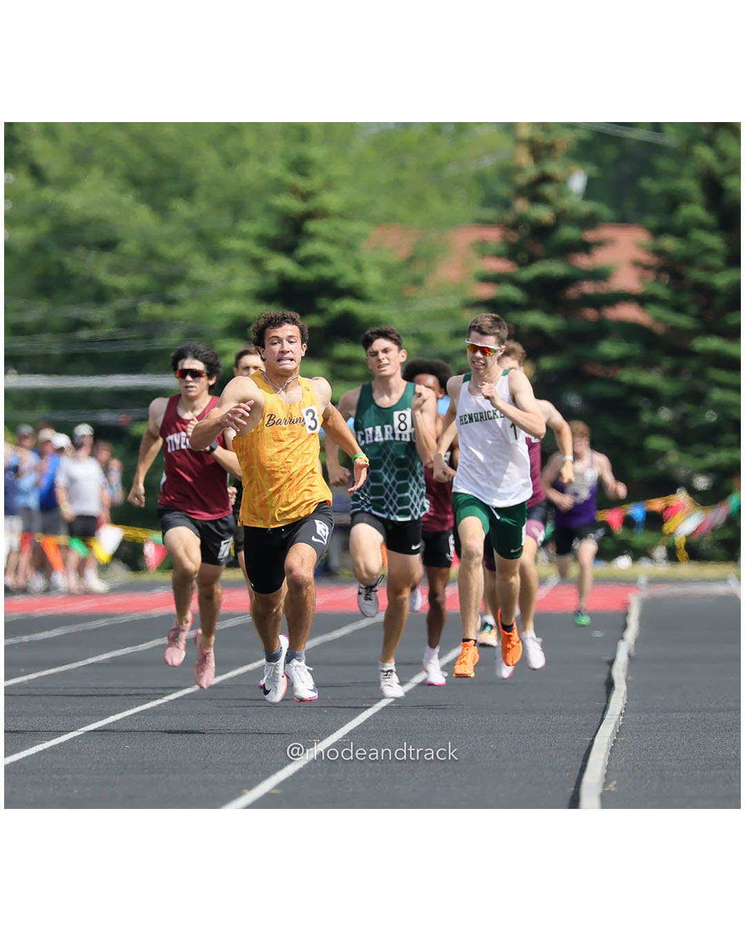 Henry Stockwell, Barrington High School, 12 - David Hayes, Bishop Hendricken High School, 12 - Isaac Graham, Chariho Regional High School, 12 - Brady Joslyn, Tiverton, 10 - 2026 RI Outdoor Track and Field State Championships - Brown Stadium - Providence, Rhode Island - June 06, 2026 File: ./dir-800m/260606-2026-RI-Outdoor-Track-And-Field-State-Championships-Brown-690-296A0005.jpg Henry Stockwell, Barrington High School, 12 - David Hayes, Bishop Hendricken High School, 12 - Isaac Graham, Chariho Regional High School,…