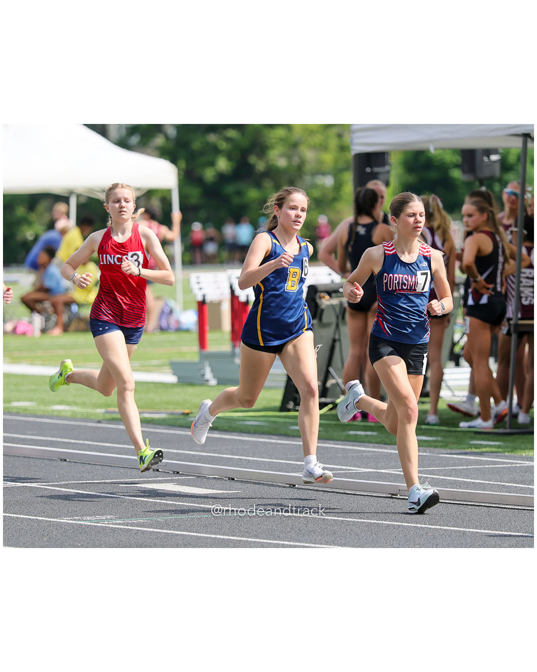 Sienna Adams, Portsmouth High School, 9 - Charlotte Ford, Barrington High School, 9 - Hayden Lugar, Lincoln High School, 11 - Mary Monahan, La Salle Academy, 9 - 2026 RI Outdoor Track and Field State Championships - Brown Stadium - Providence, Rhode Island - June 06, 2026 File: ./dir-800m/260606-2026-RI-Outdoor-Track-And-Field-State-Championships-Brown-702-296A0413.jpg Sienna Adams, Portsmouth High School, 9 - Charlotte Ford, Barrington High School, 9 - Hayden Lugar, Lincoln High School, 11 - Mary Monahan,…
