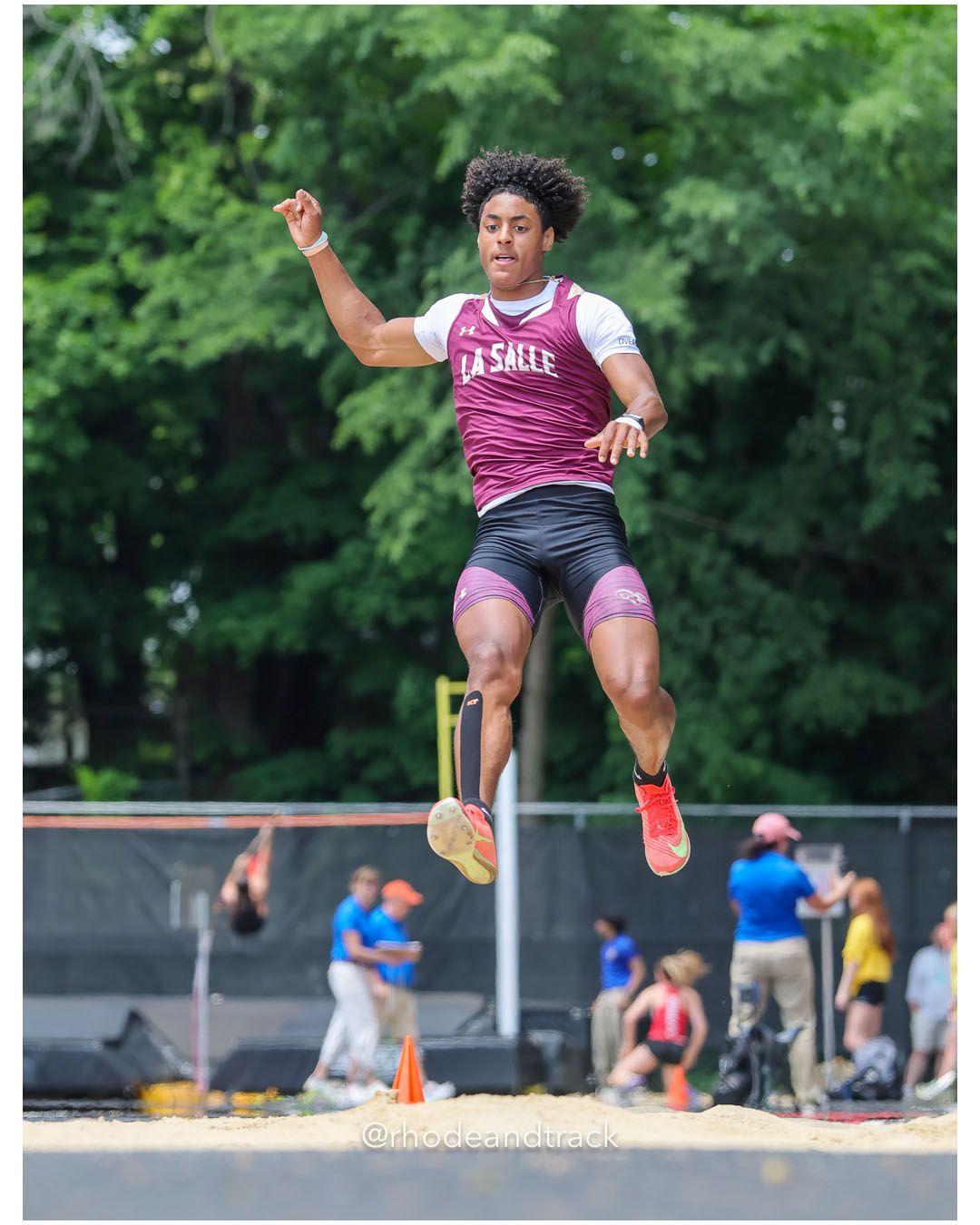 Jalen Moseley, La Salle Academy, 11 - 2026 RI Outdoor Track and Field Championships - Brown Stadium - Providence, Rhode Island - June 06, 2026 File: ./dir-Boys-Long-Jump/260606-2026-RI-Outdoor-Track-And-Field-State-Championships-Brown-123-296A2104.jpg Jalen Moseley, La Salle Academy, 11 - 2026 RI Outdoor Track and Field Championships - Brown Stadium - Providence, Rhode Island - June 06, 2…