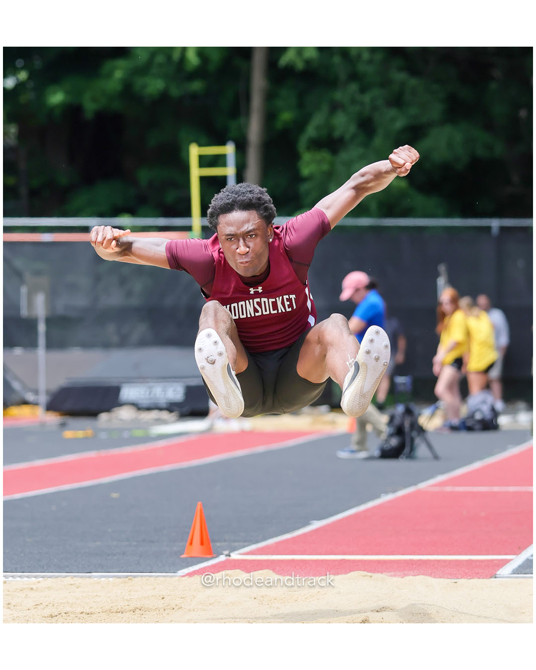 Isaiah Faublas, Woonsocket High School, 12 - 2026 RI Outdoor Track and Field Championships - Brown Stadium - Providence, Rhode Island - June 06, 2026 File: ./dir-Boys-Long-Jump/260606-2026-RI-Outdoor-Track-And-Field-State-Championships-Brown-135-296A2631.jpg Isaiah Faublas, Woonsocket High School, 12 - 2026 RI Outdoor Track and Field Championships - Brown Stadium - Providence, Rhode Island - Jun…