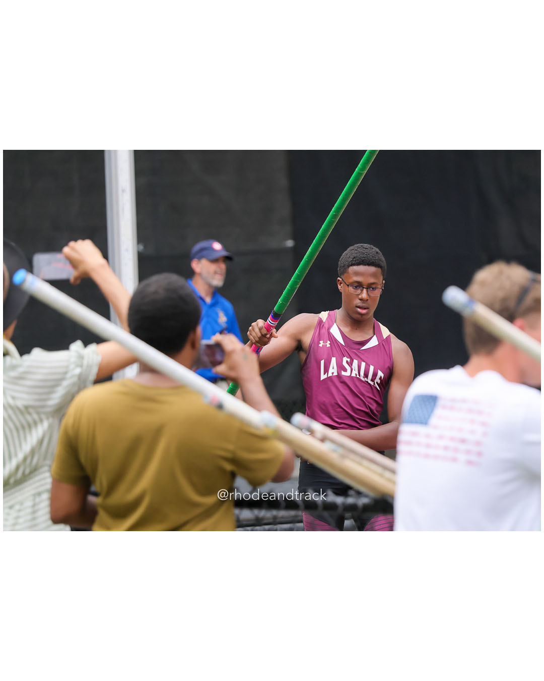 Judah Mullings, La Salle Academy, 12 - 2026 RI Outdoor Track and Field State Championships - Brown Stadium - Providence, Rhode Island - June 06, 2026 File: ./dir-Boys-Pole-Vault/260606-2026-RI-Outdoor-Track-And-Field-State-Championships-Brown-676-296A9441.jpg Judah Mullings, La Salle Academy, 12 - 2026 RI Outdoor Track and Field State Championships - Brown Stadium - Providence, Rhode Island - Jun…