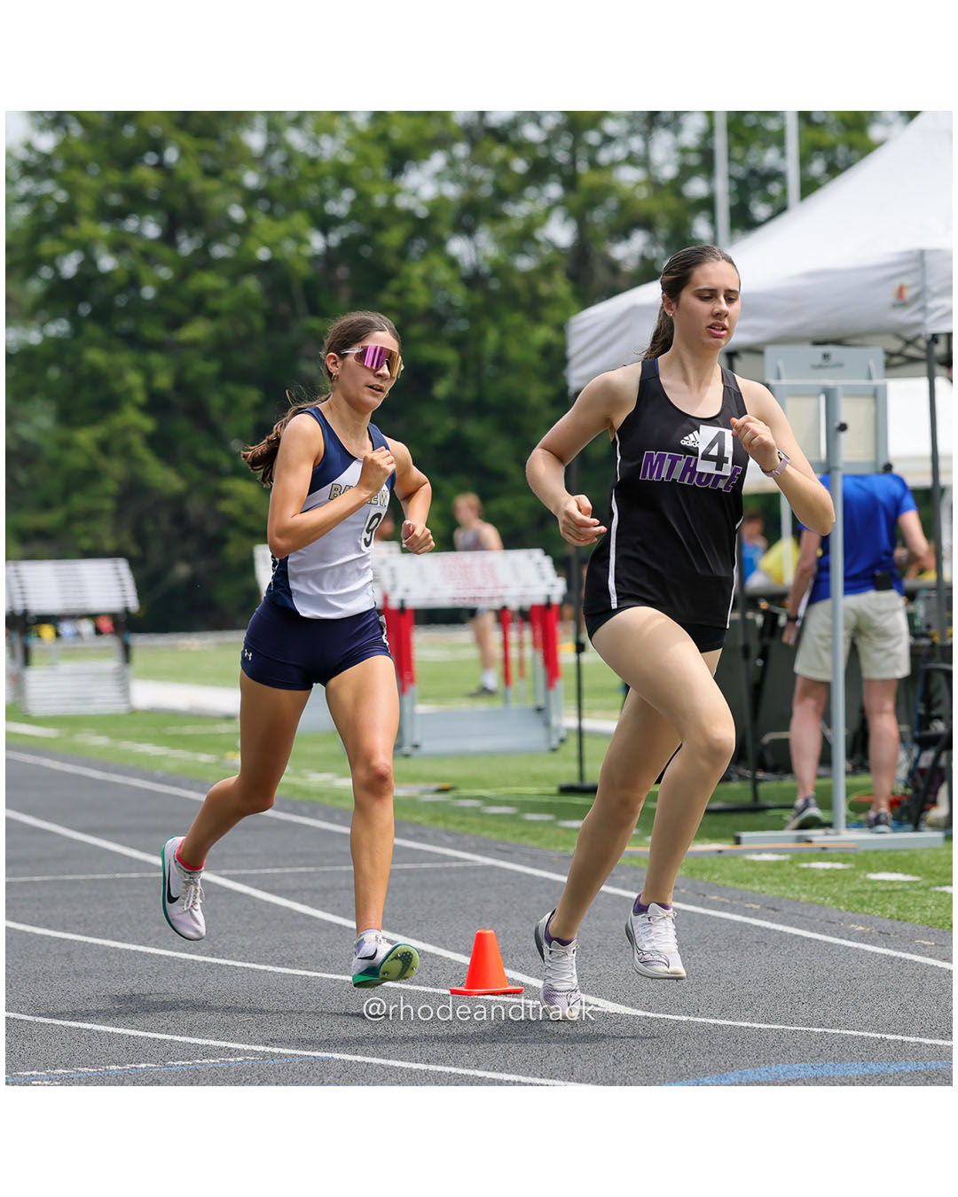 Jessica Deal, Mount Hope High School, 12 - Jackie Mattos, St Mary Academy-Bay View High, 12 - 2026 RI Outdoor Track and Field State Championships - Brown Stadium - Providence, Rhode Island - June 06, 2026 File: ./dir-Girls-1500/260606-2026-RI-Outdoor-Track-And-Field-State-Championships-Brown-528-296A2234.jpg Jessica Deal, Mount Hope High School, 12 - Jackie Mattos, St Mary Academy-Bay View High, 12 - 2026 RI Outdoor Track and Field State Champio…