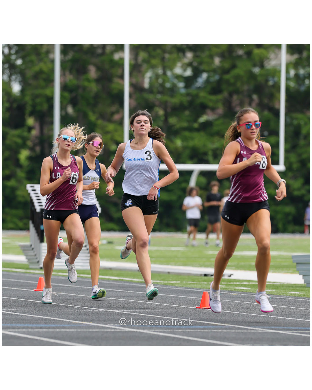 Olivia Wahlberg, La Salle Academy, 12 - Charli McCue, Cumberland, 12 - Layne Stevens, La Salle Academy, 10 - Jackie Mattos, St Mary Academy-Bay View High, 12 - 2026 RI Outdoor Track and Field State Championships - Brown Stadium - Providence, Rhode Island - June 06, 2026 File: ./dir-Girls-1500/260606-2026-RI-Outdoor-Track-And-Field-State-Championships-Brown-532-296A2346.jpg Olivia Wahlberg, La Salle Academy, 12 - Charli McCue, Cumberland, 12 - Layne Stevens, La Salle Academy, 10 - Jackie Mattos, St Mary Academy…