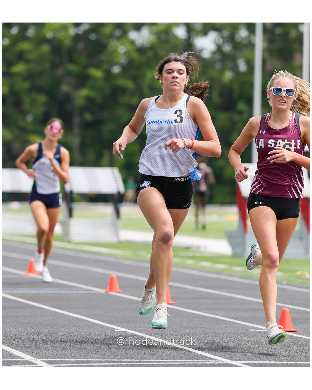Charli McCue, Cumberland, 12 - Layne Stevens, La Salle Academy, 10 - 2026 RI Outdoor Track and Field State Championships - Brown Stadium - Providence, Rhode Island - June 06, 2026 File: ./dir-Girls-1500/260606-2026-RI-Outdoor-Track-And-Field-State-Championships-Brown-539-296A2528_1.jpg Charli McCue, Cumberland, 12 - Layne Stevens, La Salle Academy, 10 - 2026 RI Outdoor Track and Field State Championships - Brown Stadium -…
